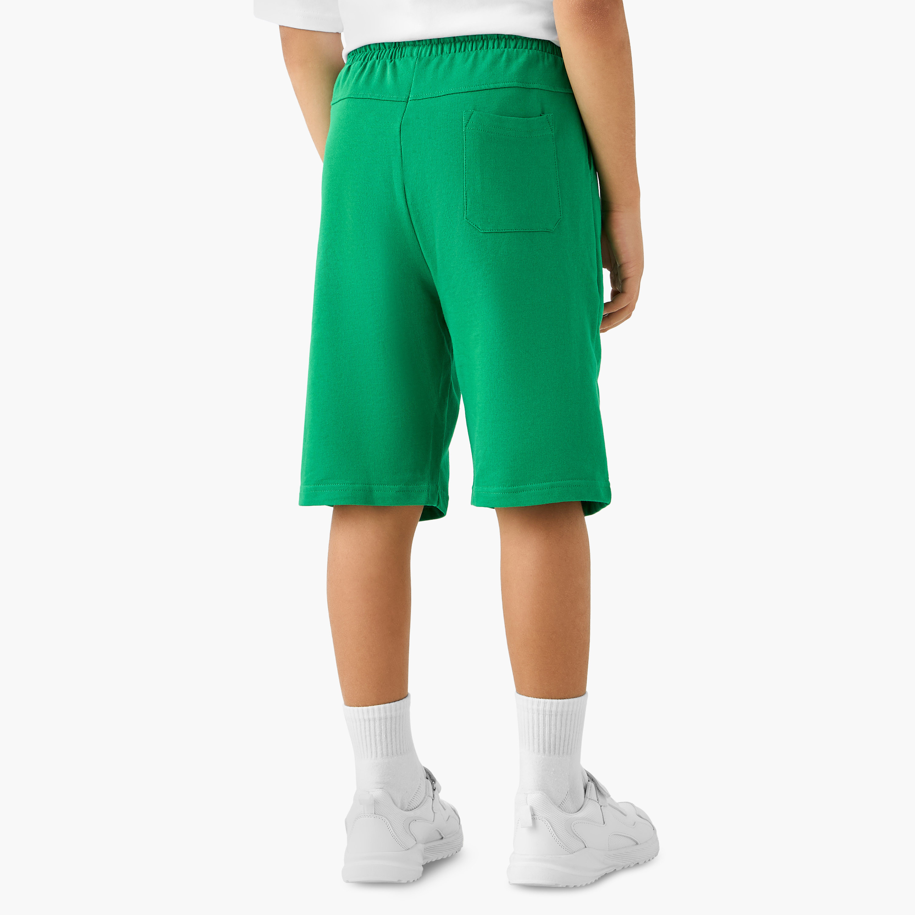 Juniors UAE National Day Print Shorts with Pockets-boys-clothing-bottoms-shorts-image-3