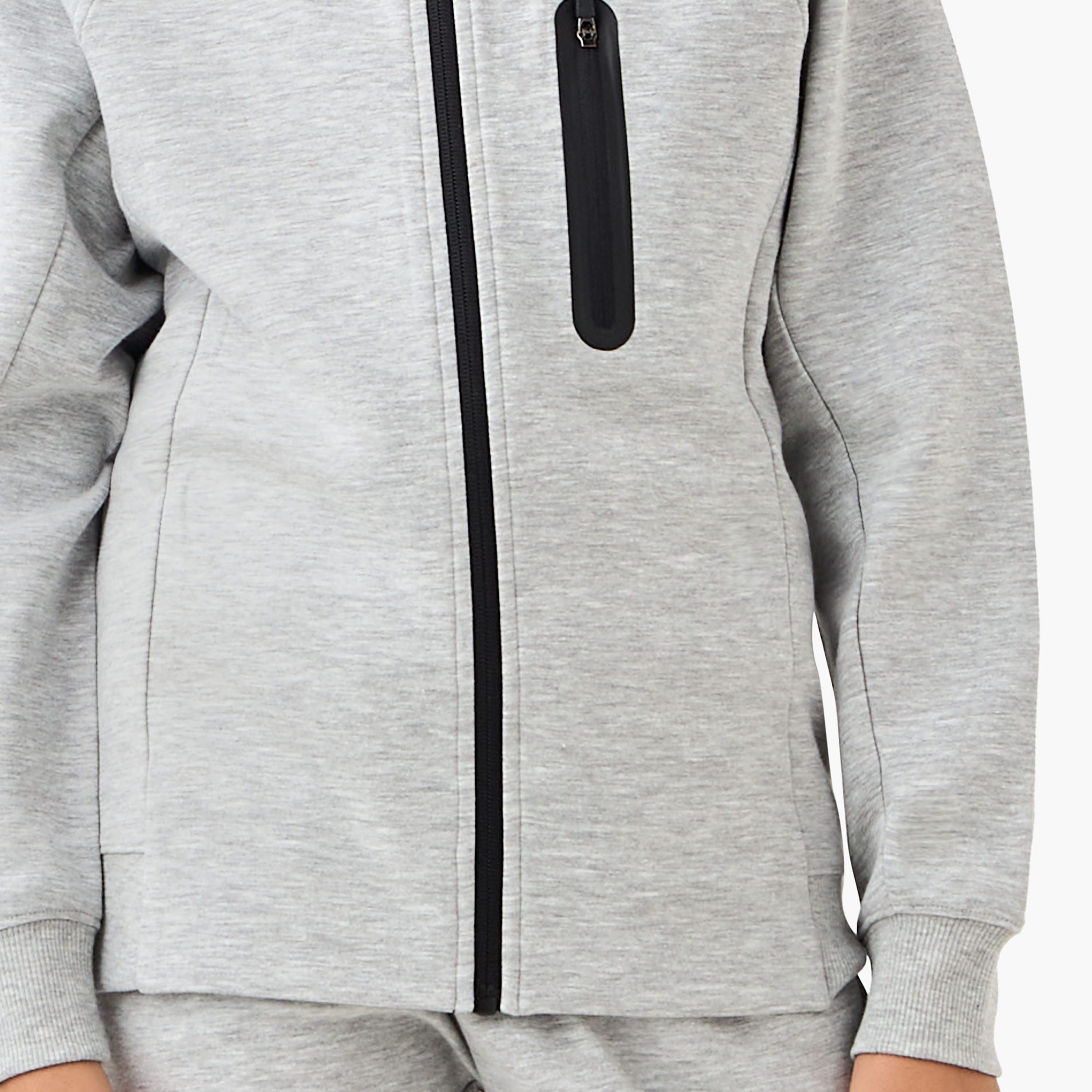 Juniors Solid Zip Through Hoodie and Joggers Set-boys-clothing-setsandcoords-image-6