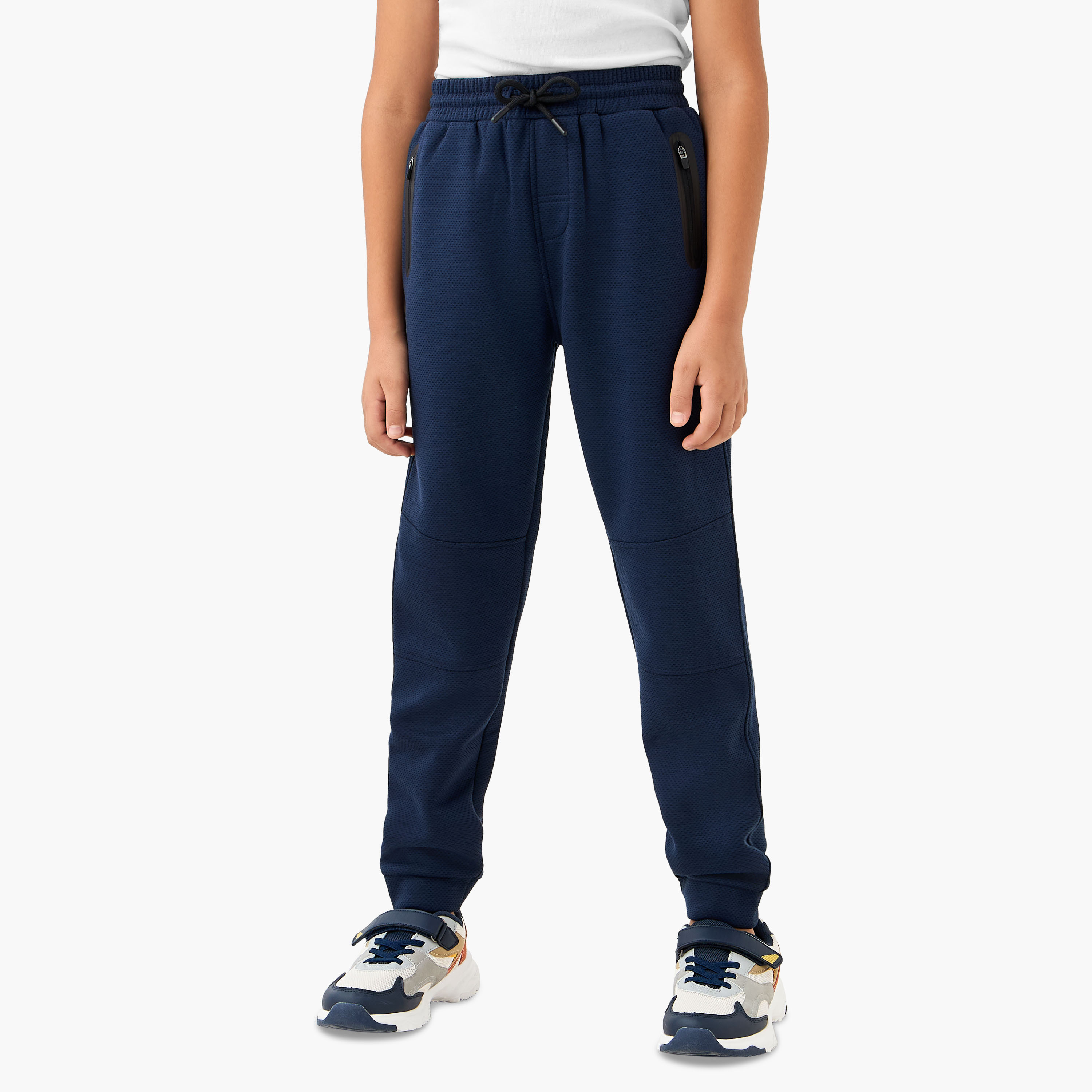 Juniors Textured Hooded Sweatshirt and Joggers Set-boys-clothing-setsandcoords-image-3