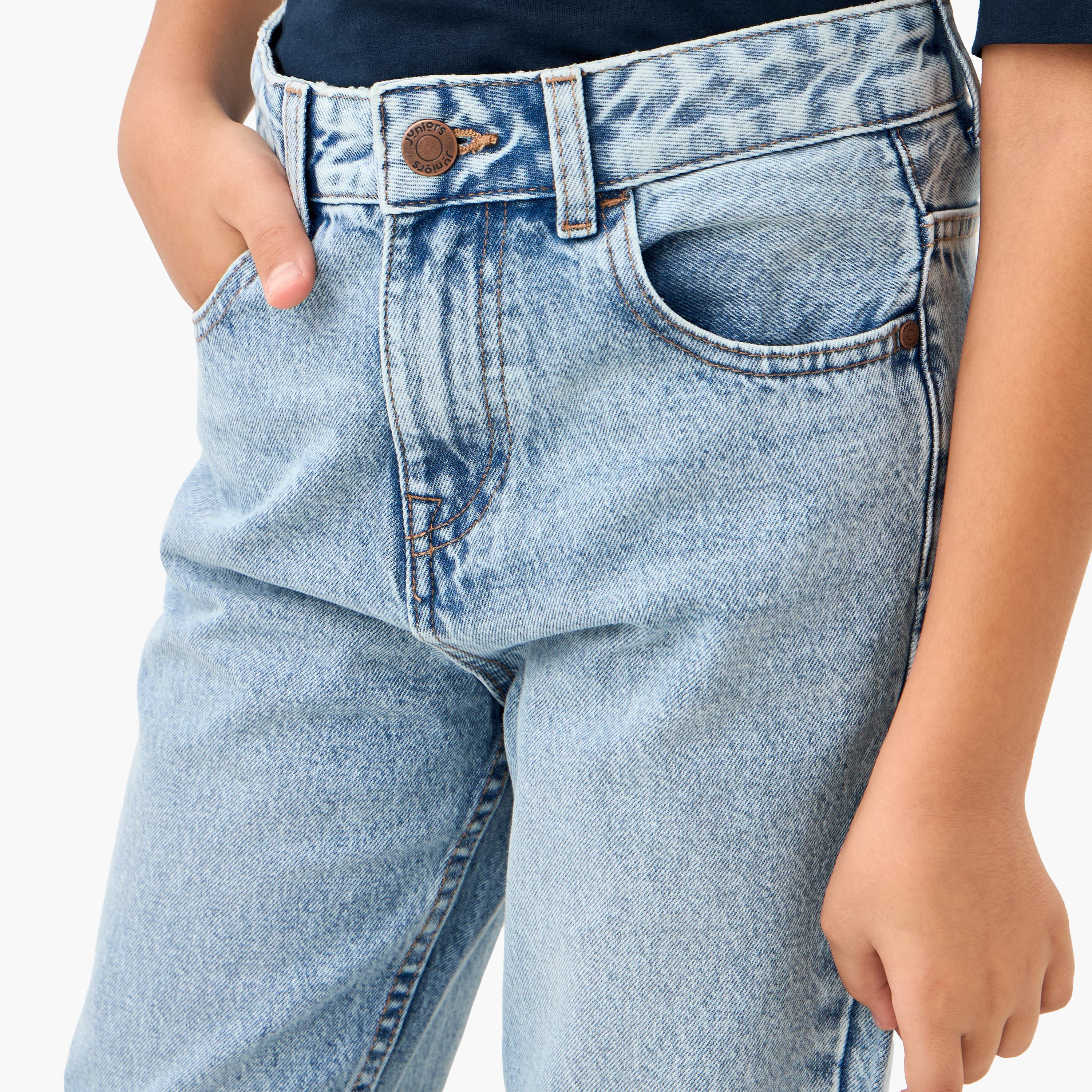 Juniors Boys' Regular Fit Jeans-boys-clothing-bottoms-jeans-image-4