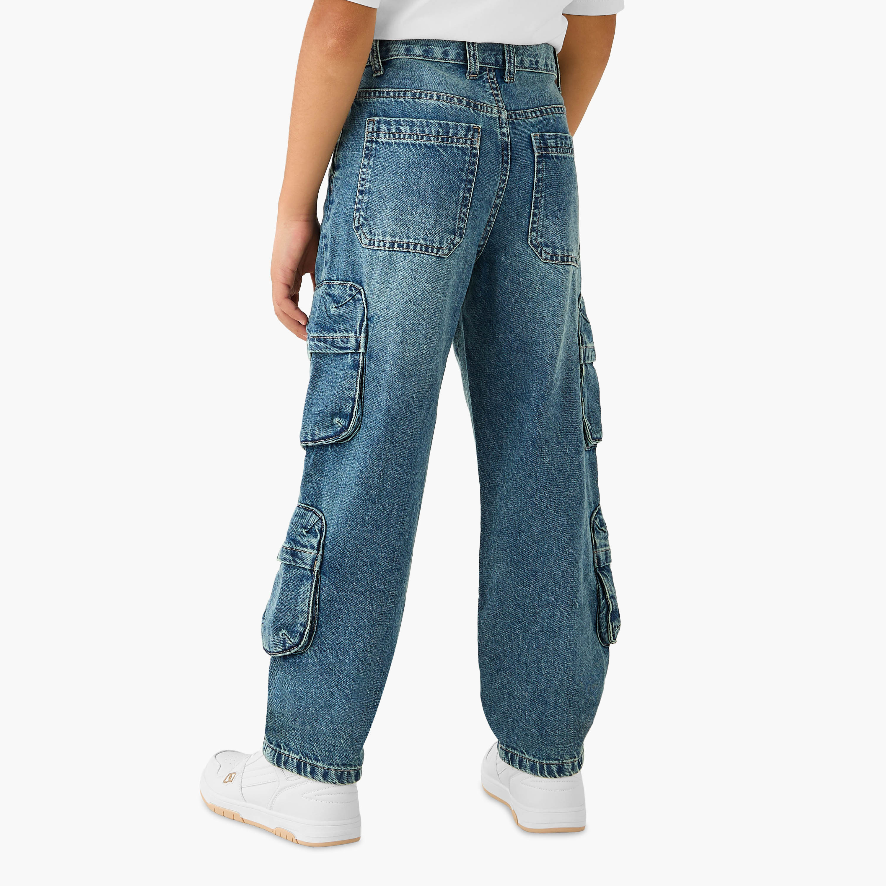 Juniors Solid Jeans with Pockets-boys-clothing-bottoms-jeans-image-3
