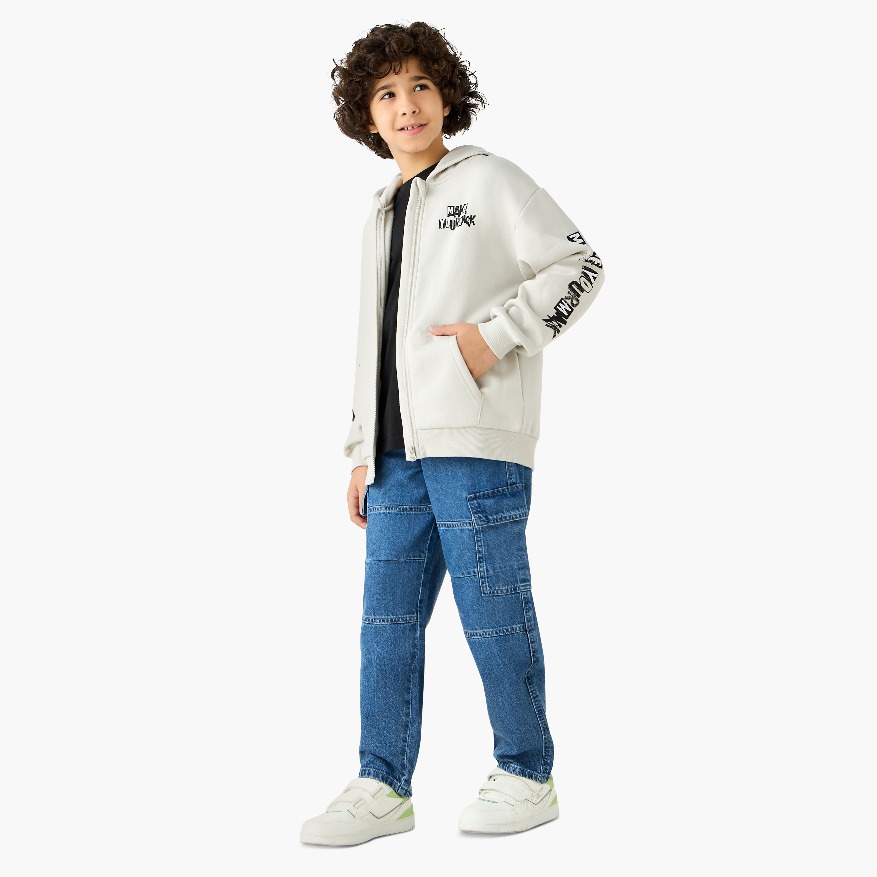 بنطلون جينز كارجو للأولاد من جونيورز-boys-clothing-bottoms-jeans-image-2