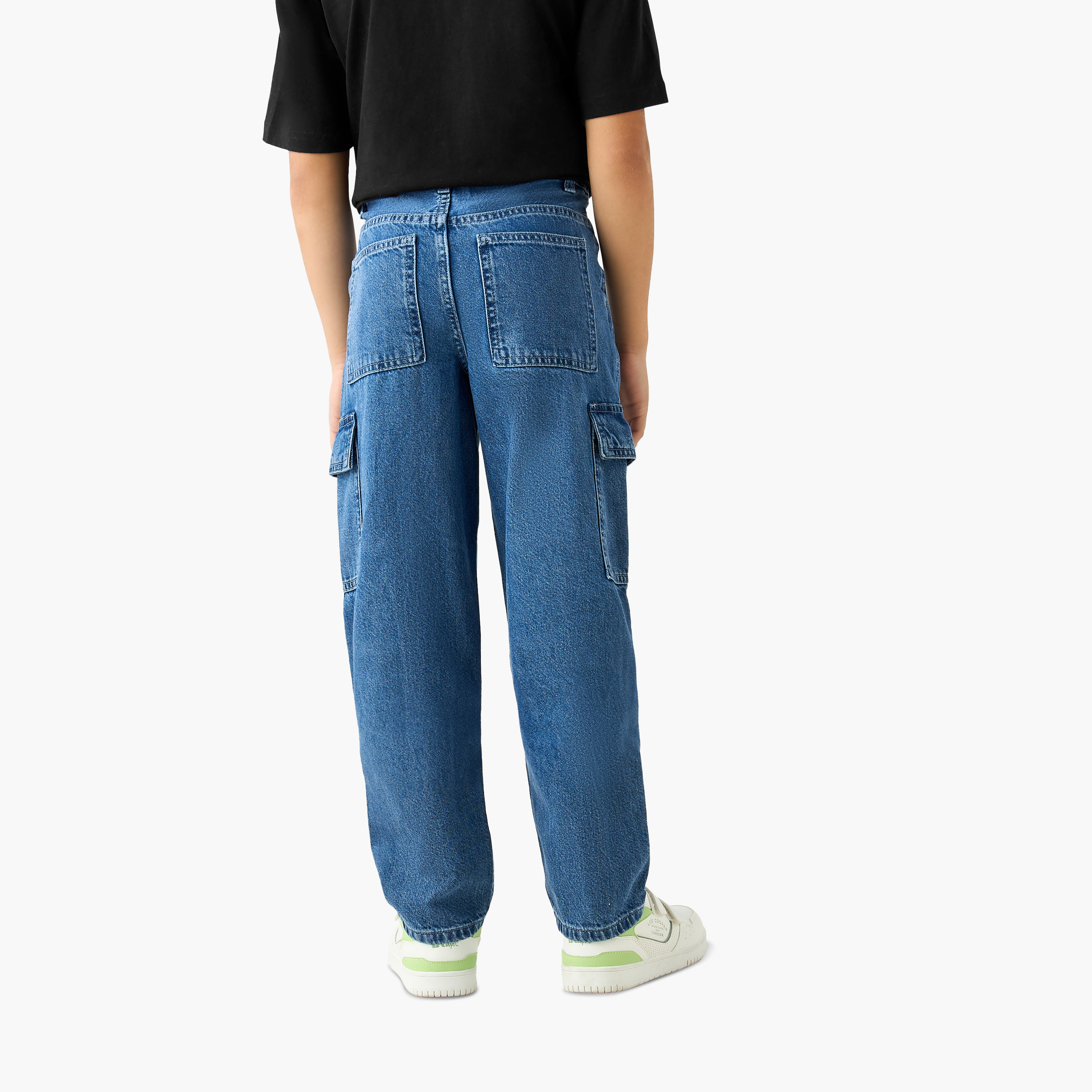 بنطلون جينز كارجو للأولاد من جونيورز-boys-clothing-bottoms-jeans-image-3
