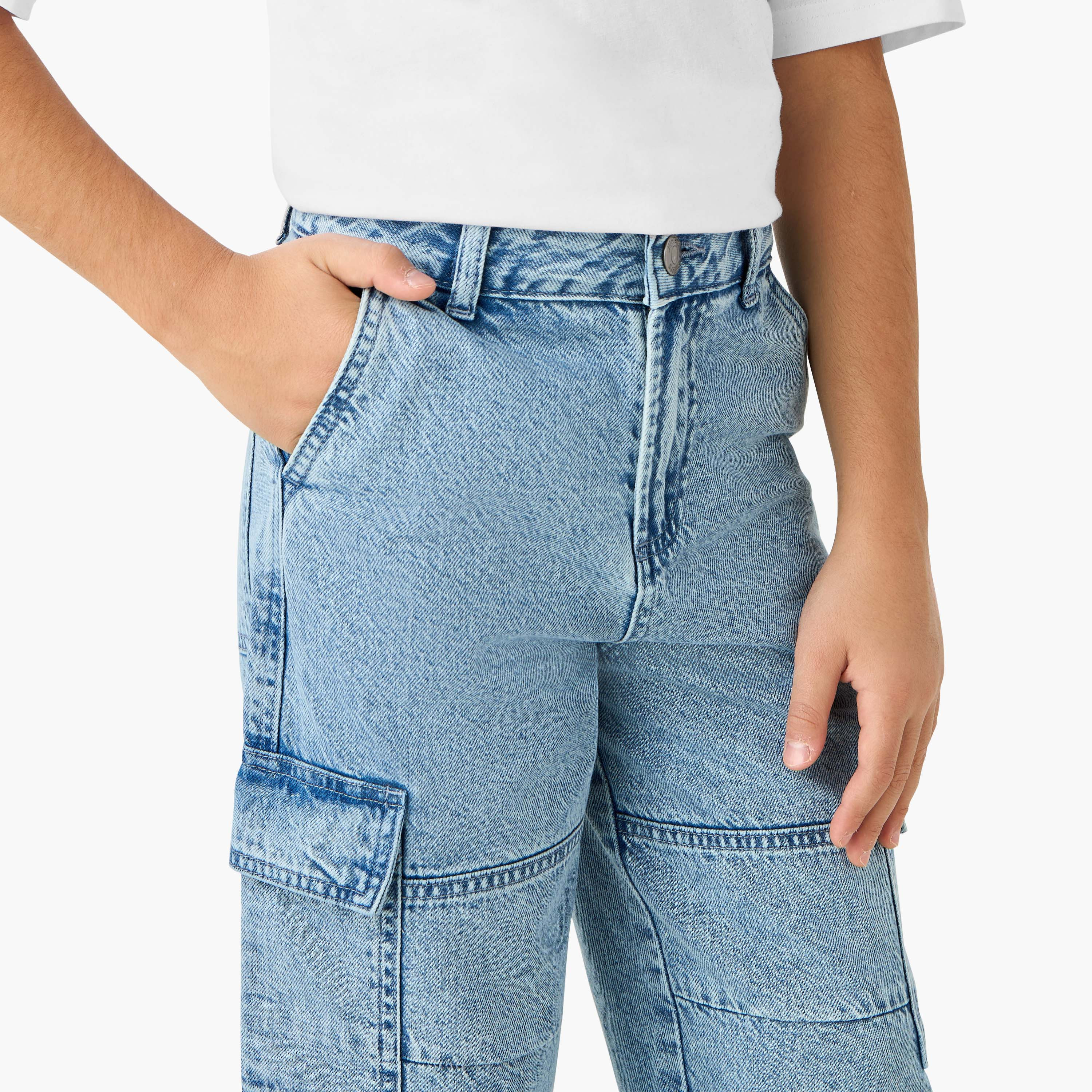 بنطلون جينز كارجو للأولاد من جونيورز-boys-clothing-bottoms-jeans-image-2