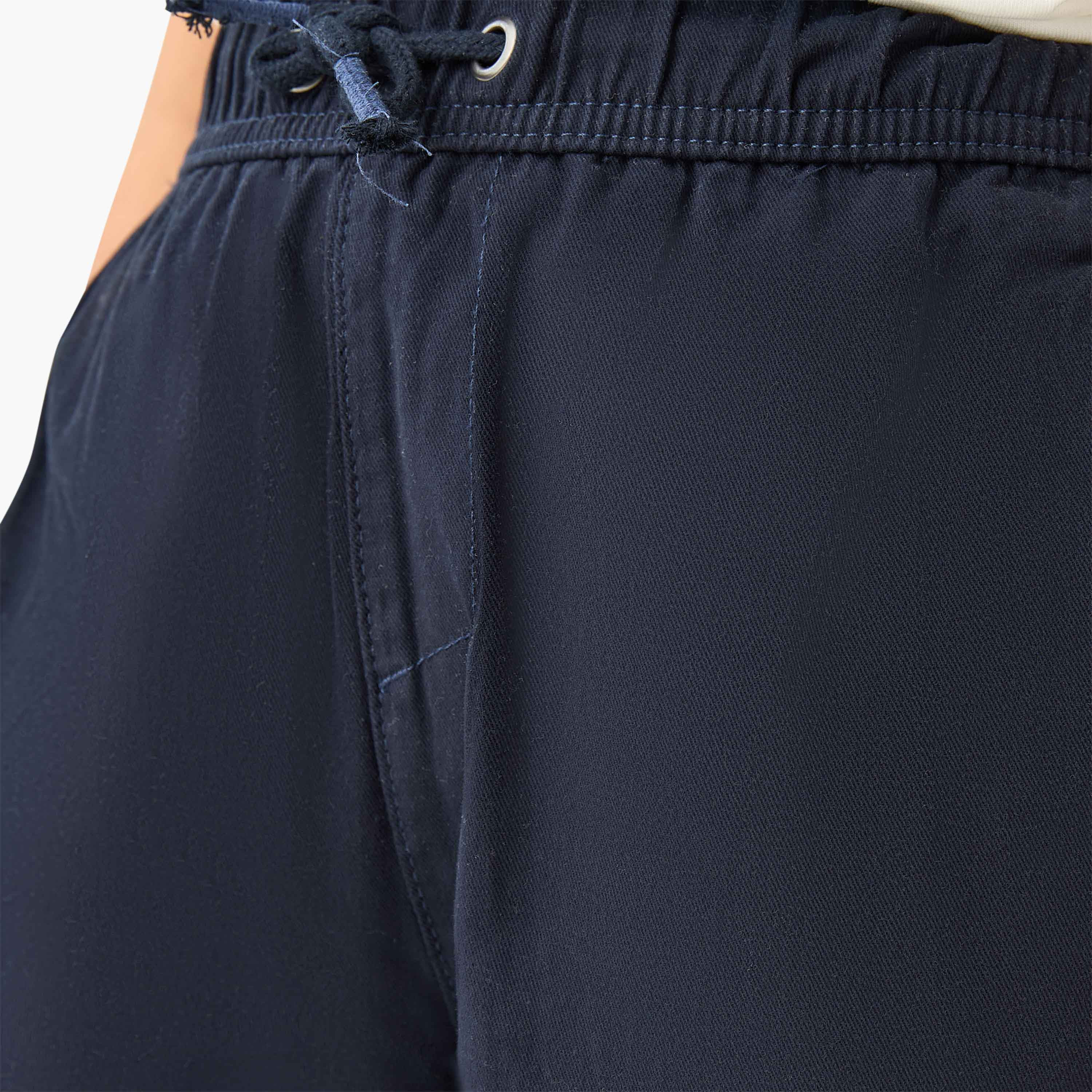 Juniors Solid Convertible Cargo Pants with Pockets-boys-clothing-bottoms-trousers-image-5