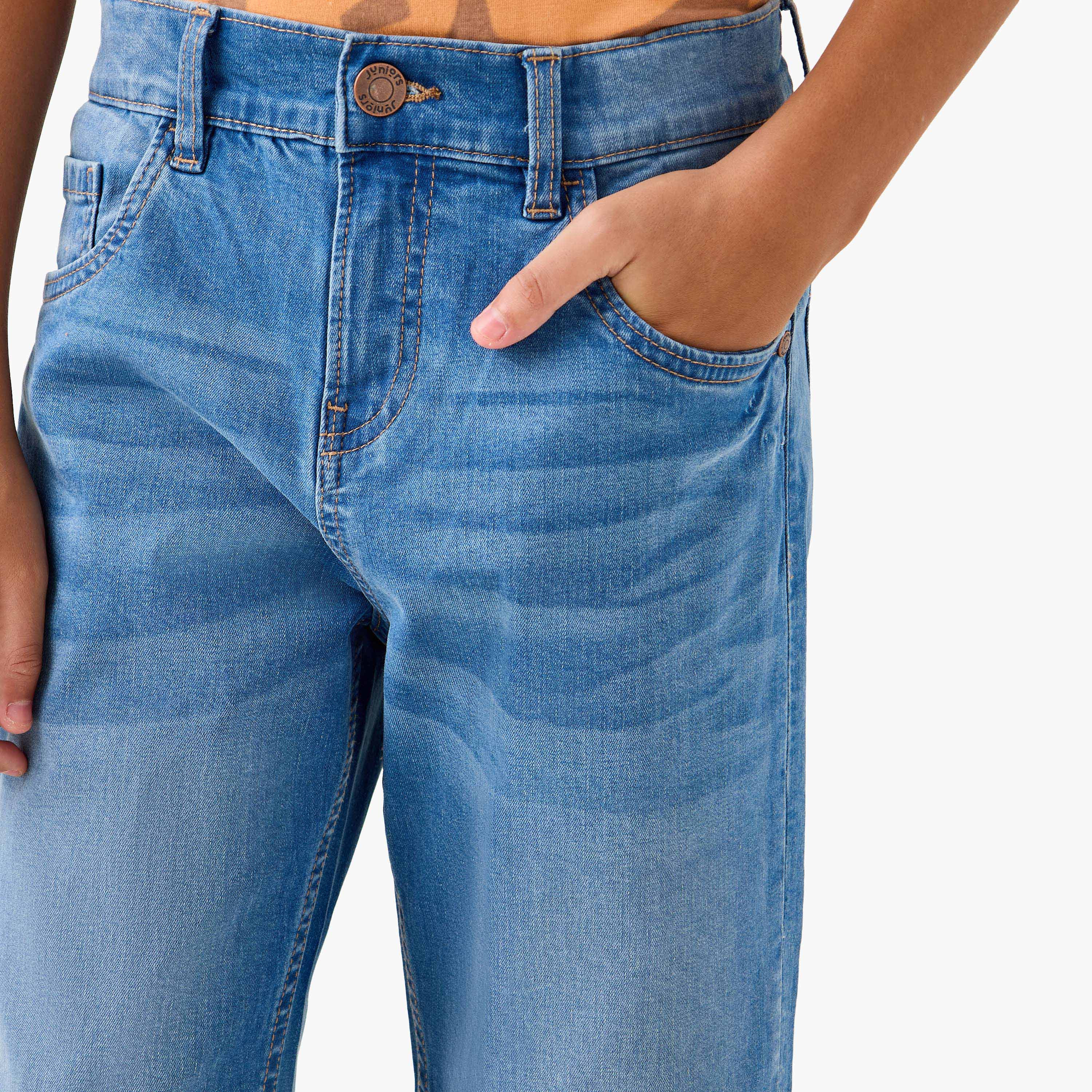 شورت دينم بجيوب من جونيورز-boys-clothing-bottoms-shorts-image-4
