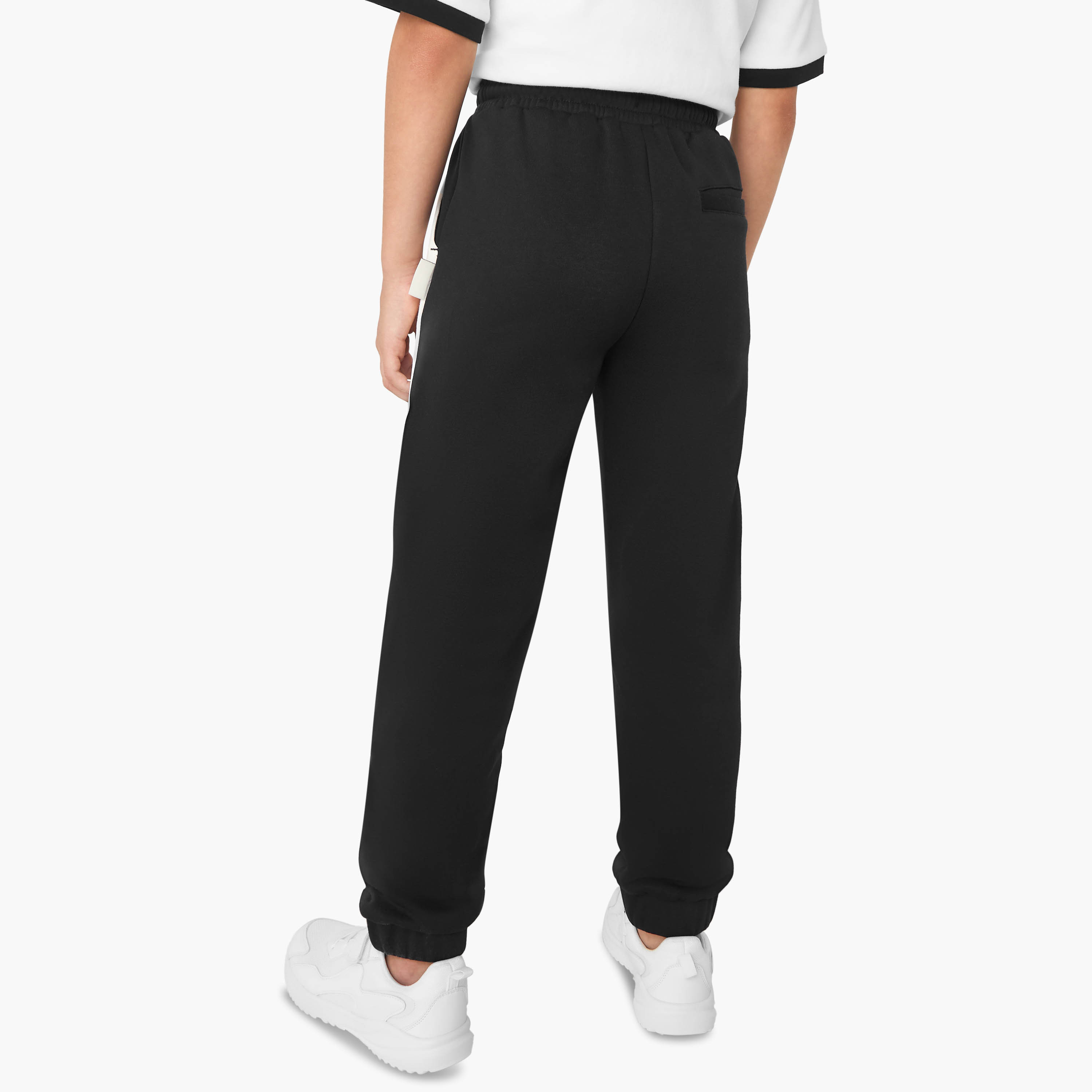XYZ Panelled Joggers with Drawstring Closure and Pockets-boys-clothing-bottoms-joggersandtrackpants-image-3