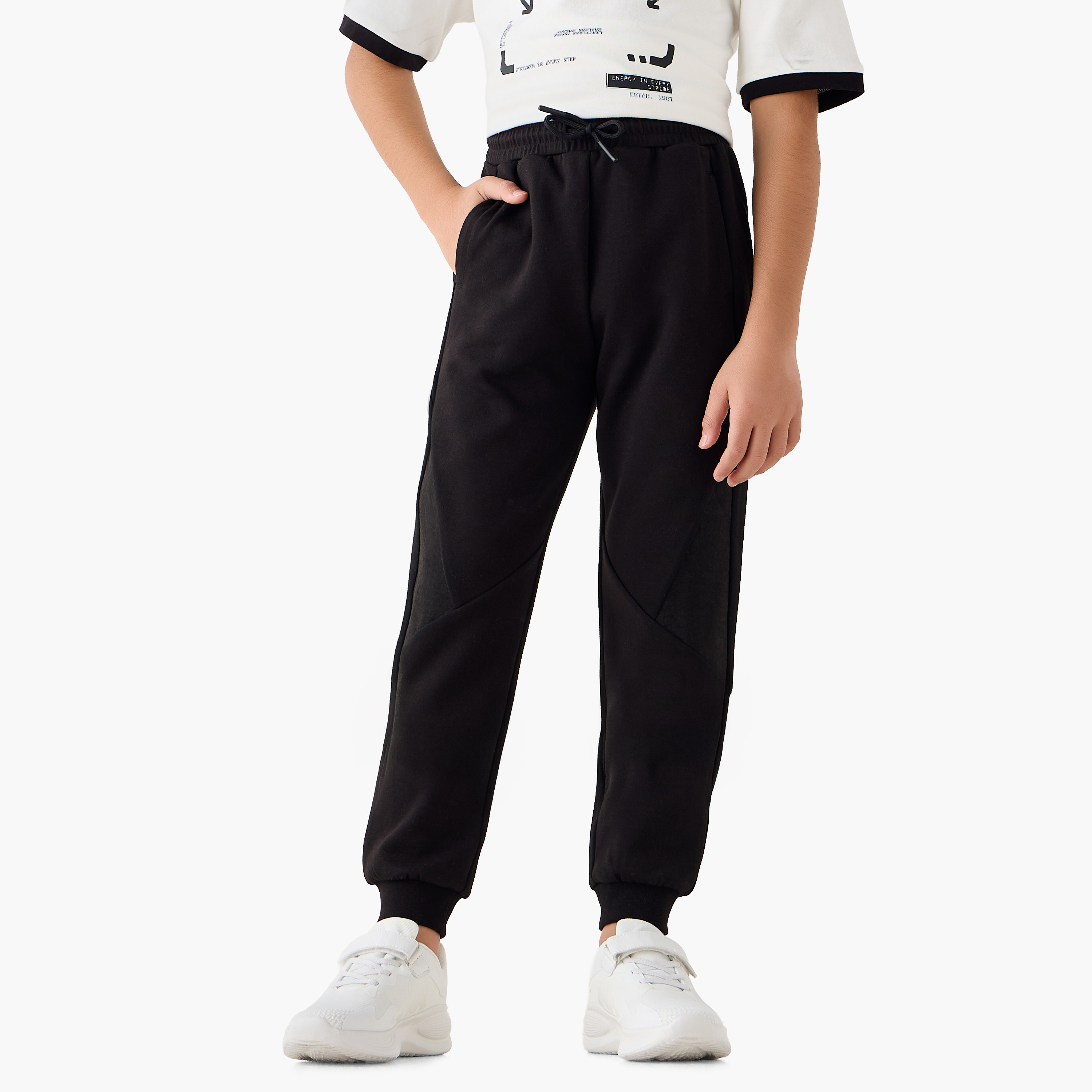 بنطلون رياضي برباط مطاطي من أكس واي زي-boys-clothing-bottoms-joggersandtrackpants-image-1