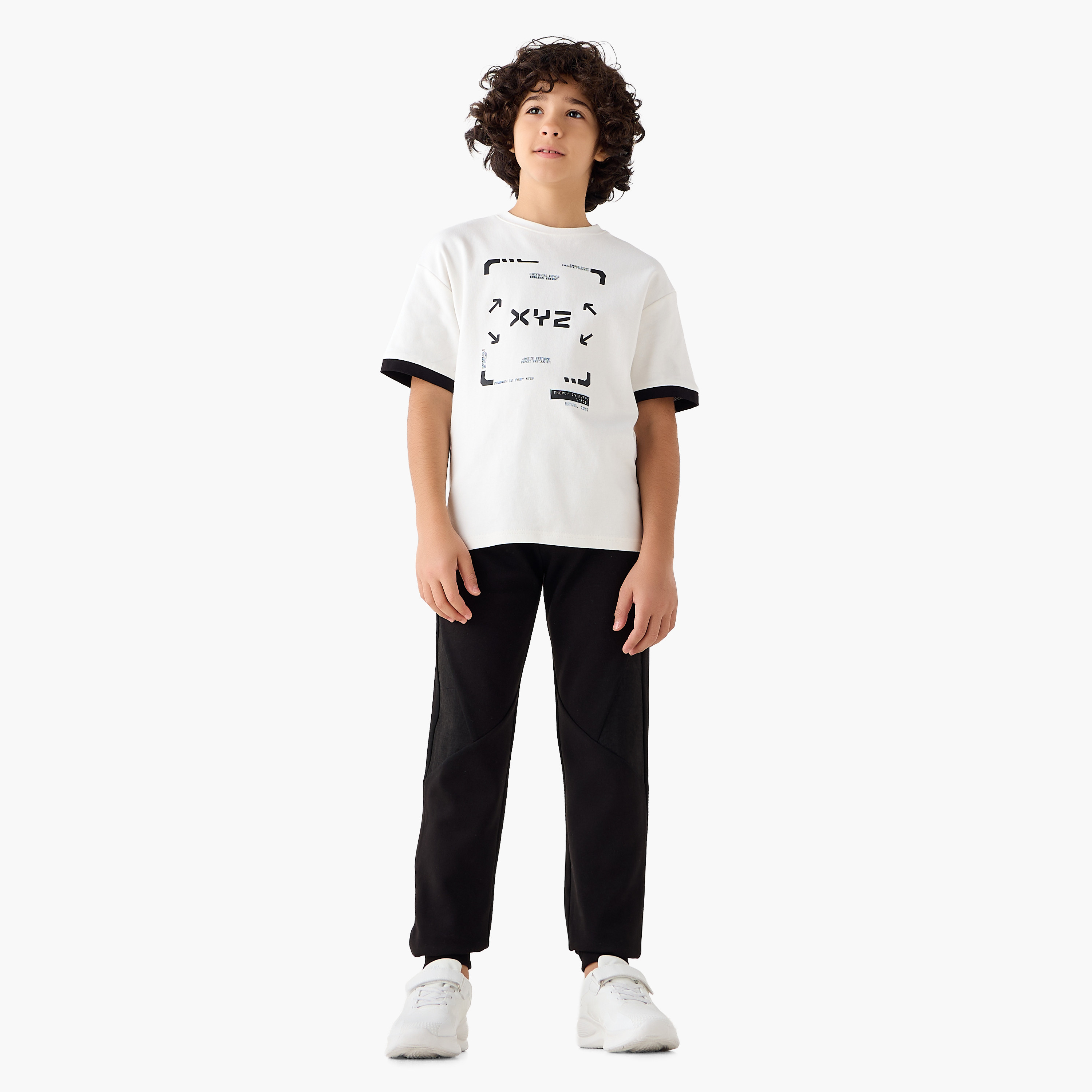 بنطلون رياضي برباط مطاطي من أكس واي زي-boys-clothing-bottoms-joggersandtrackpants-image-2
