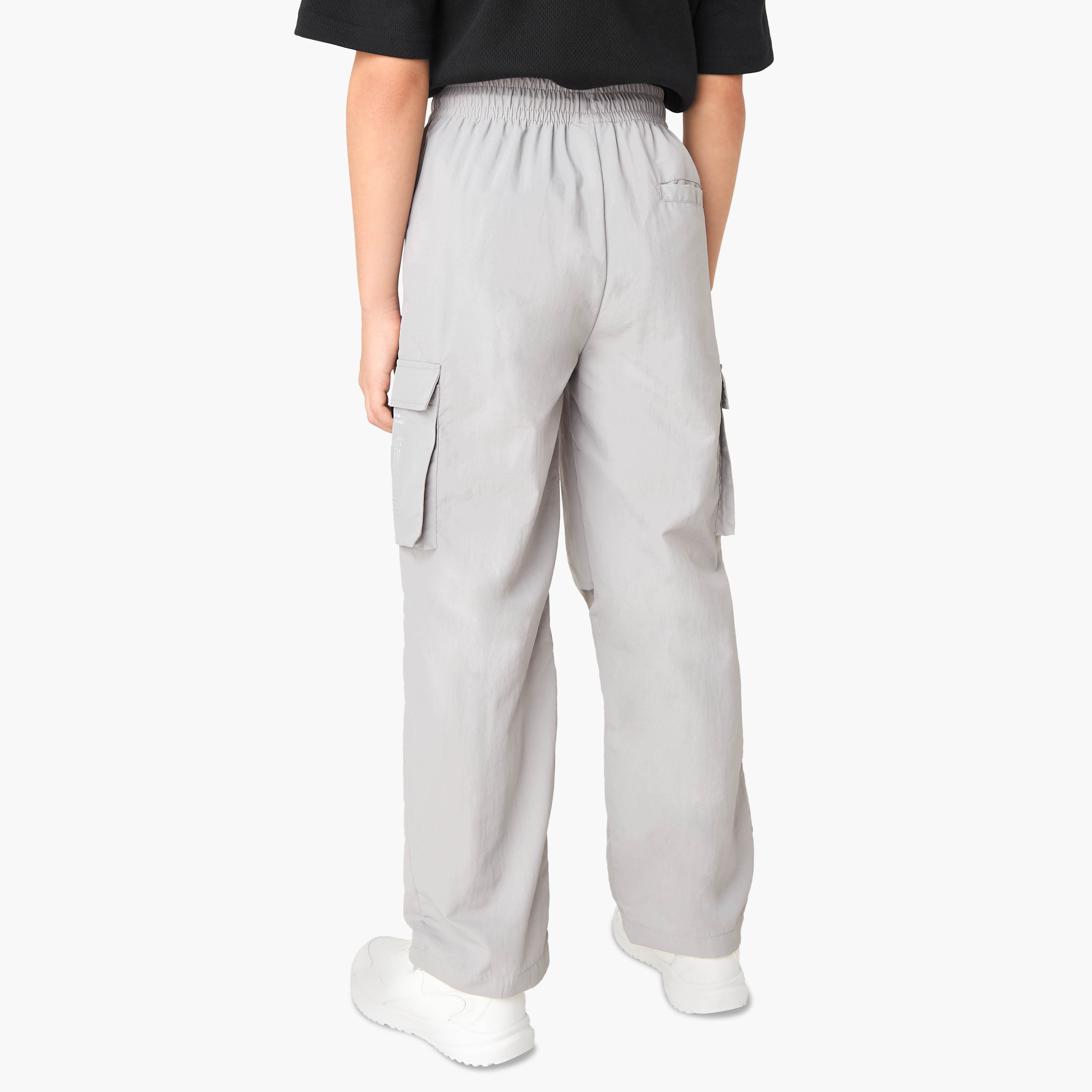 XYZ Solid Track Pants with Drawstring Closure and Pockets-boys-clothing-bottoms-joggersandtrackpants-image-3