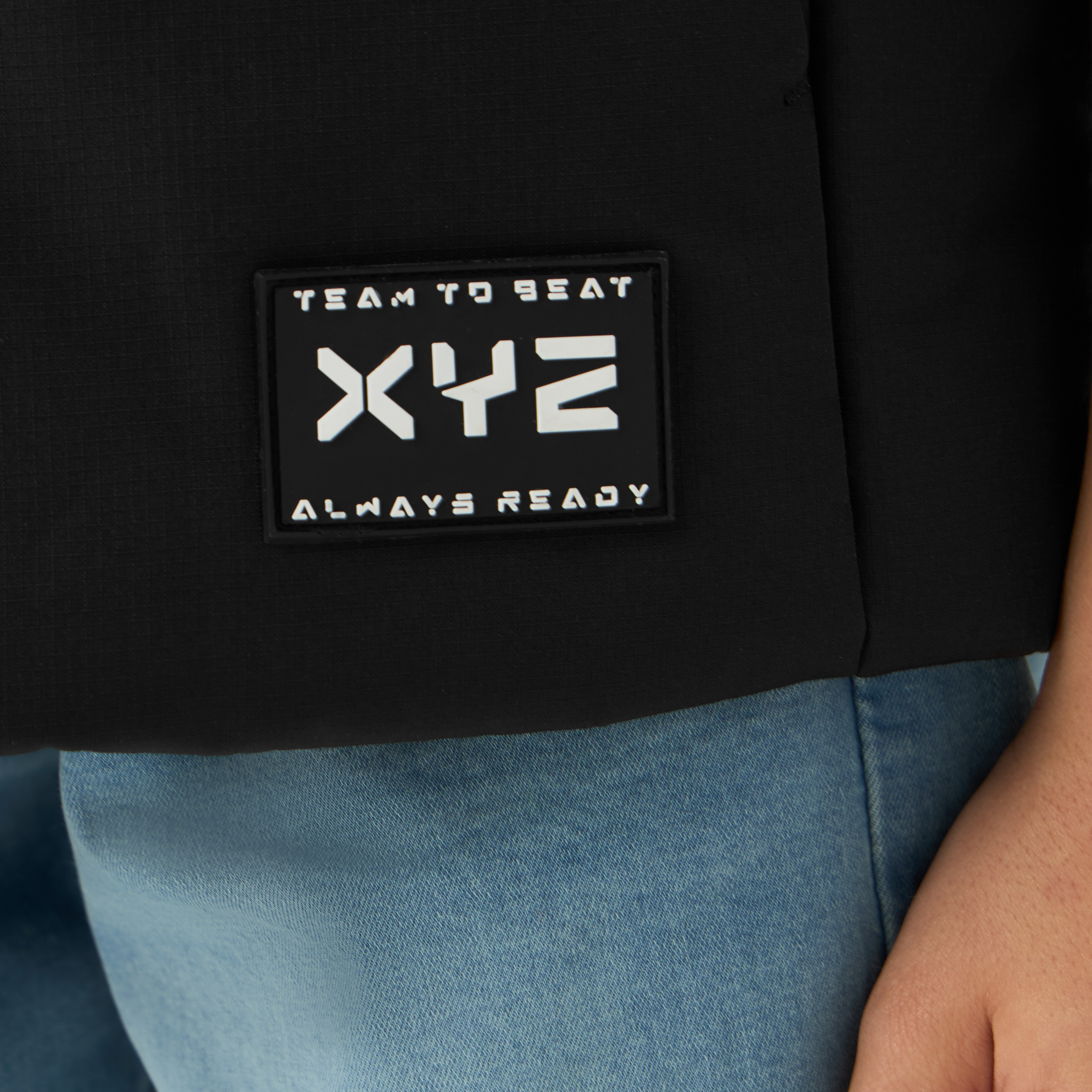 XYZ Hooded Padded Jacket with Pockets and Zip Closure-sports-boys-clothing-jackets-image-5