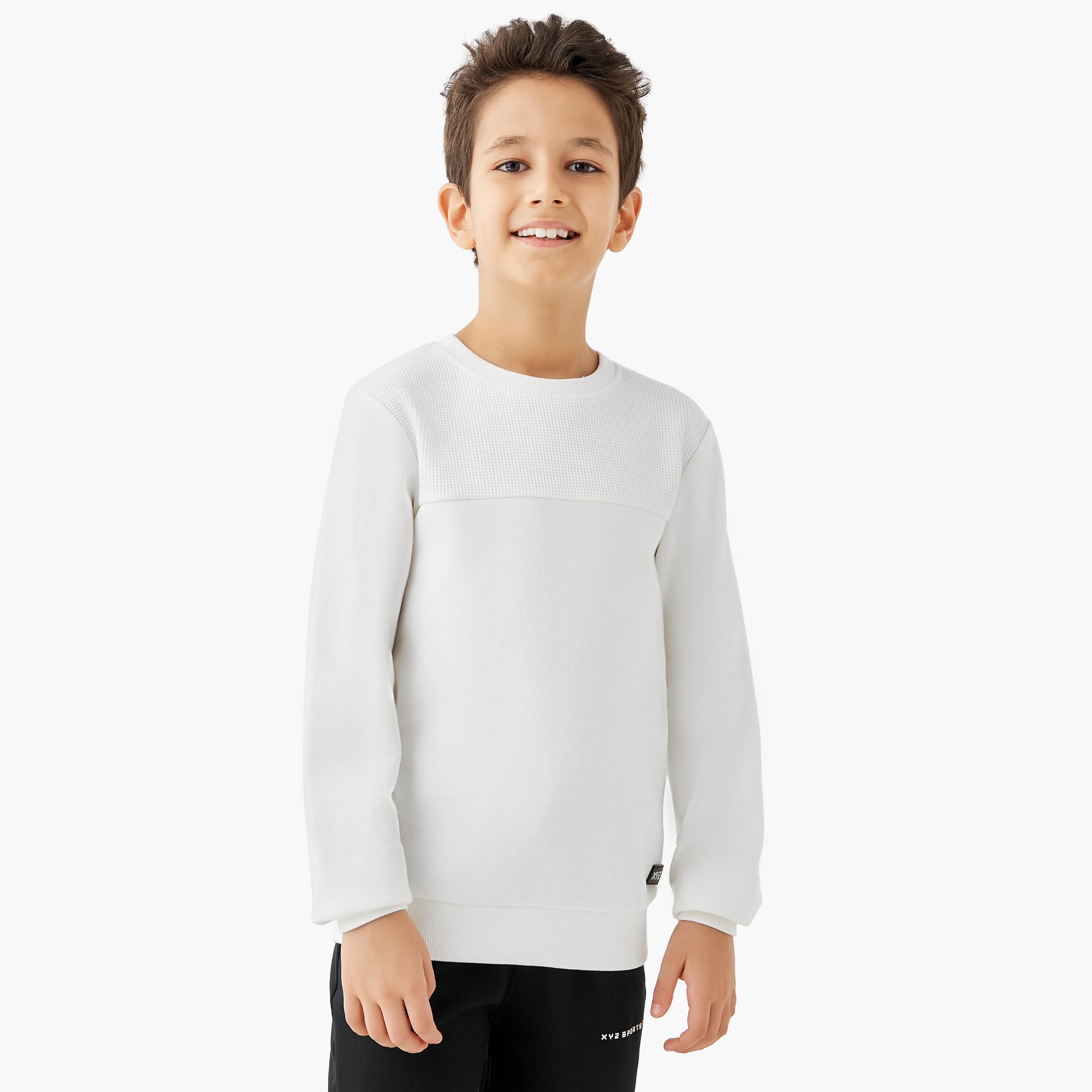 بلوفر بياقة ضيقة وأكمام طويلة وطبعات-boys-clothing-sweatshirts-image-3