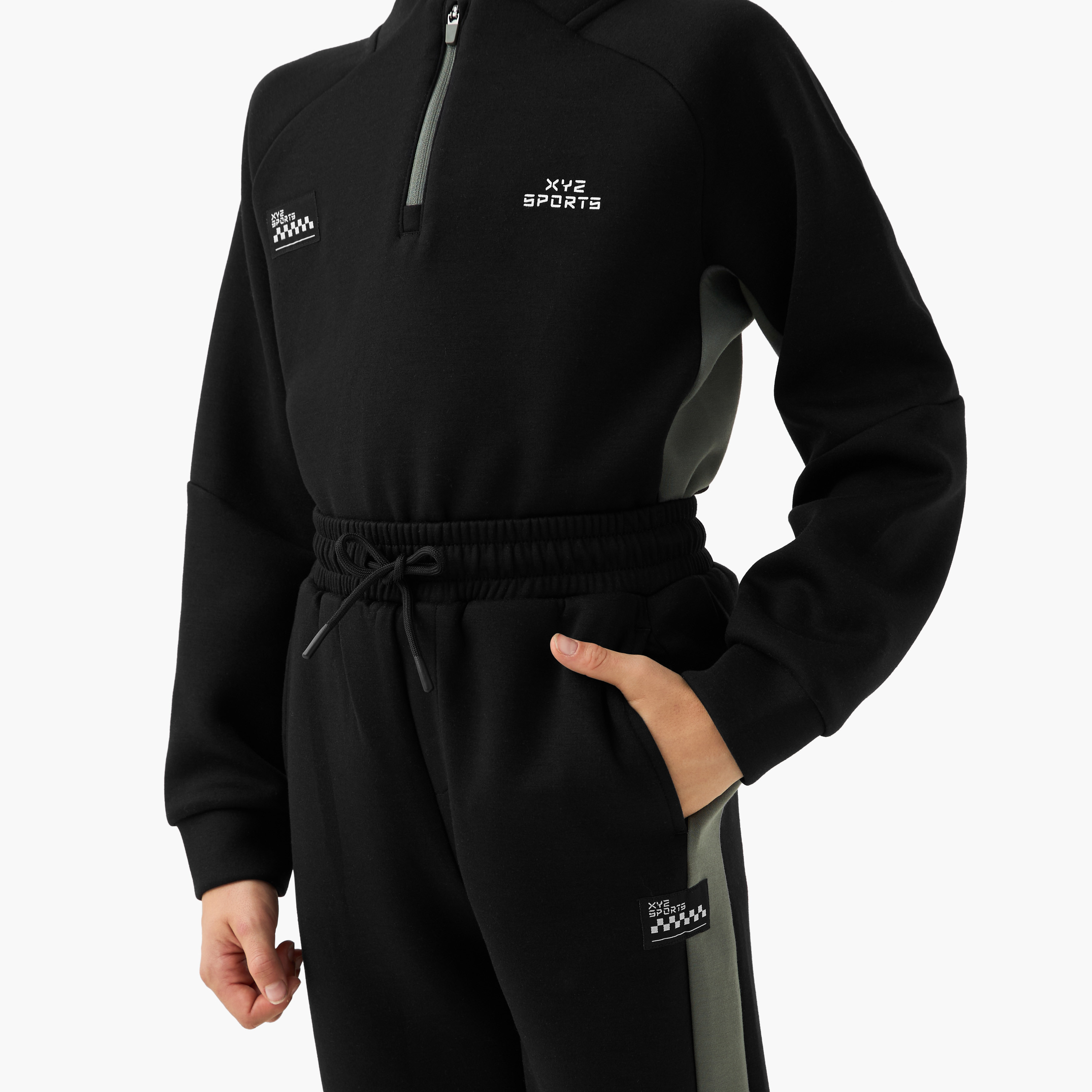 XYZ Printed Sweatshirt and Joggers Set-sports-boys-clothing-sets-image-5