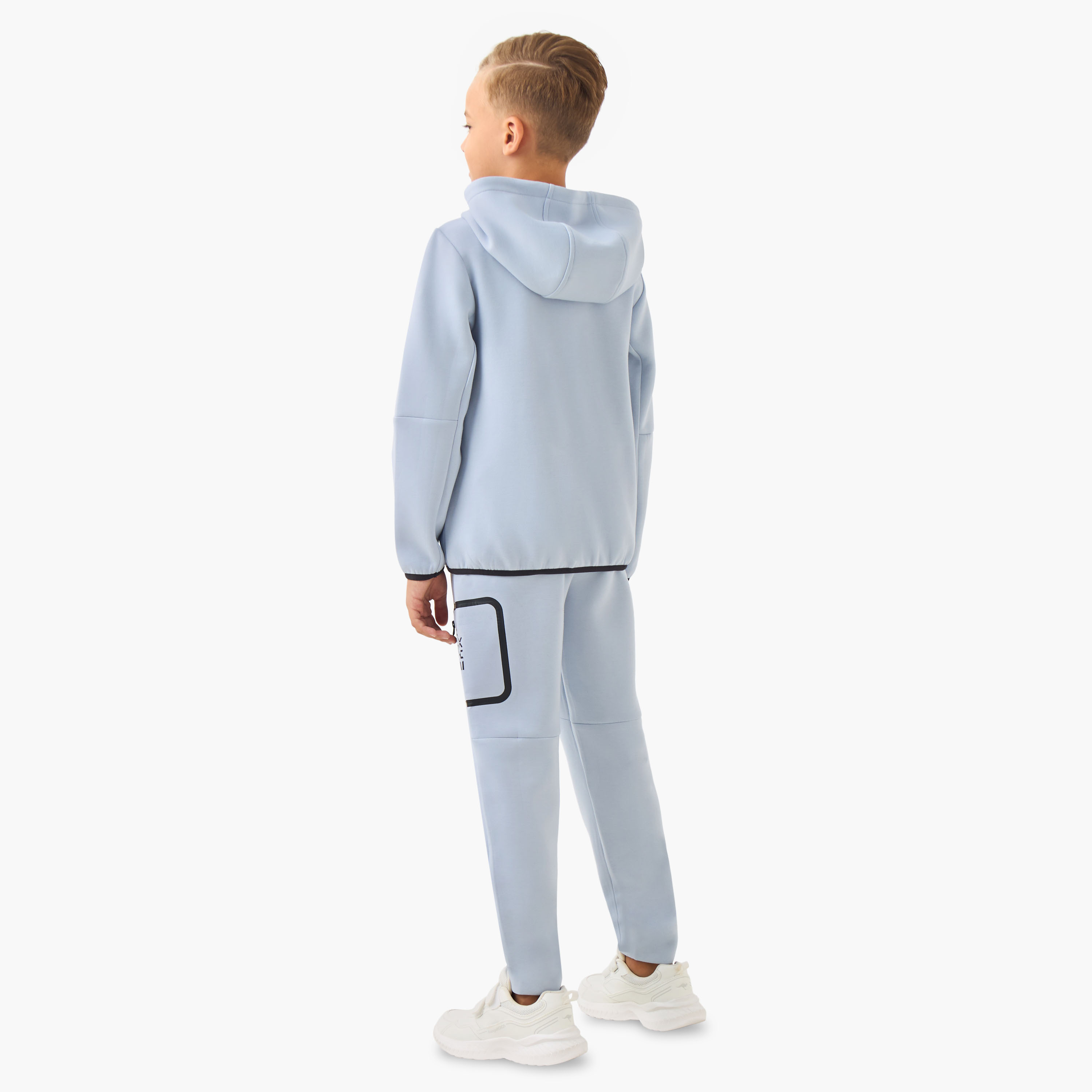 XYZ Boys Jacket and Joggers Set with Print - Cotton - Long Sleeves - Hooded Neck-boys-clothing-sportswear-sets-image-4