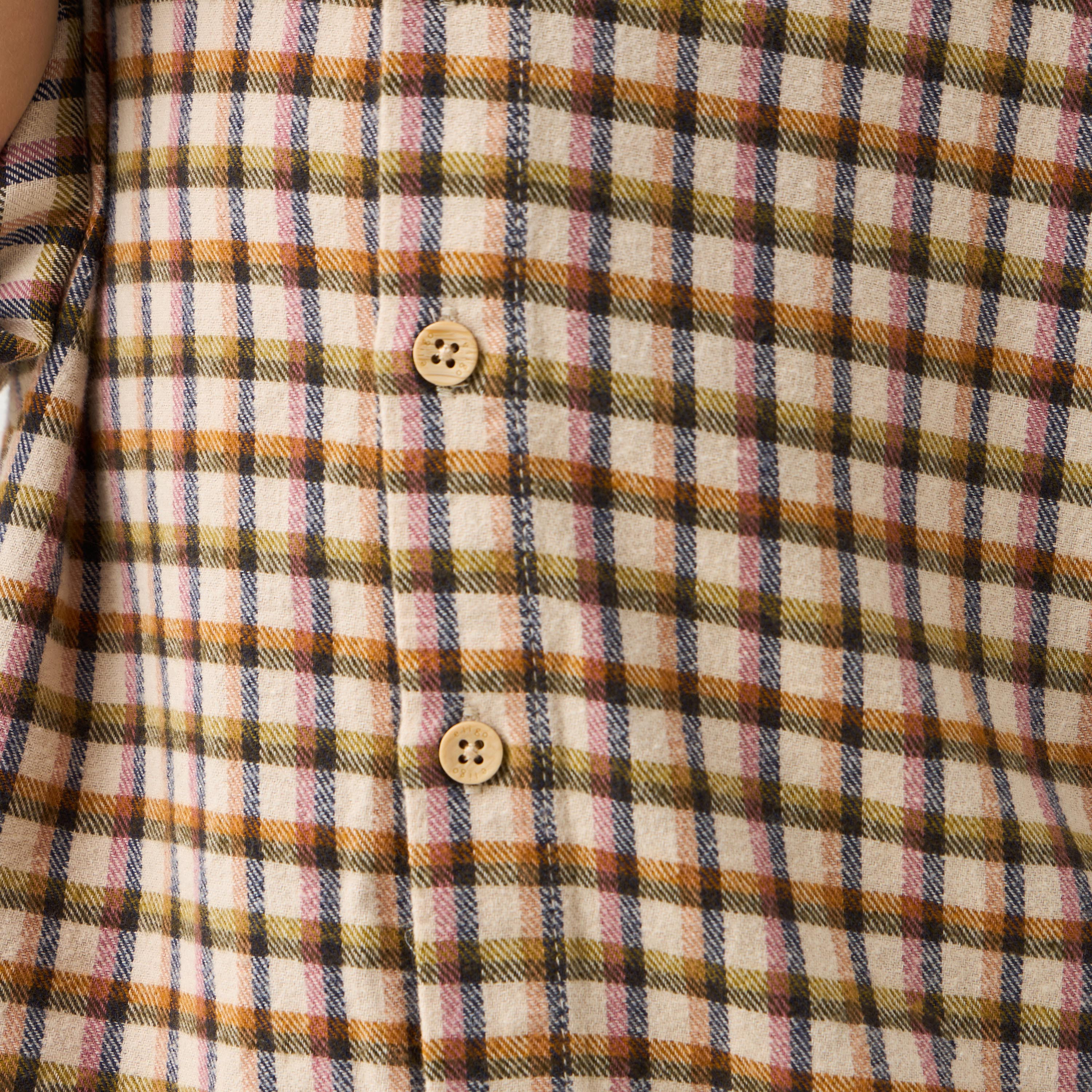 Eligo Checked Shirt with Collar and Long Sleeves-boys-clothing-shirts-image-5