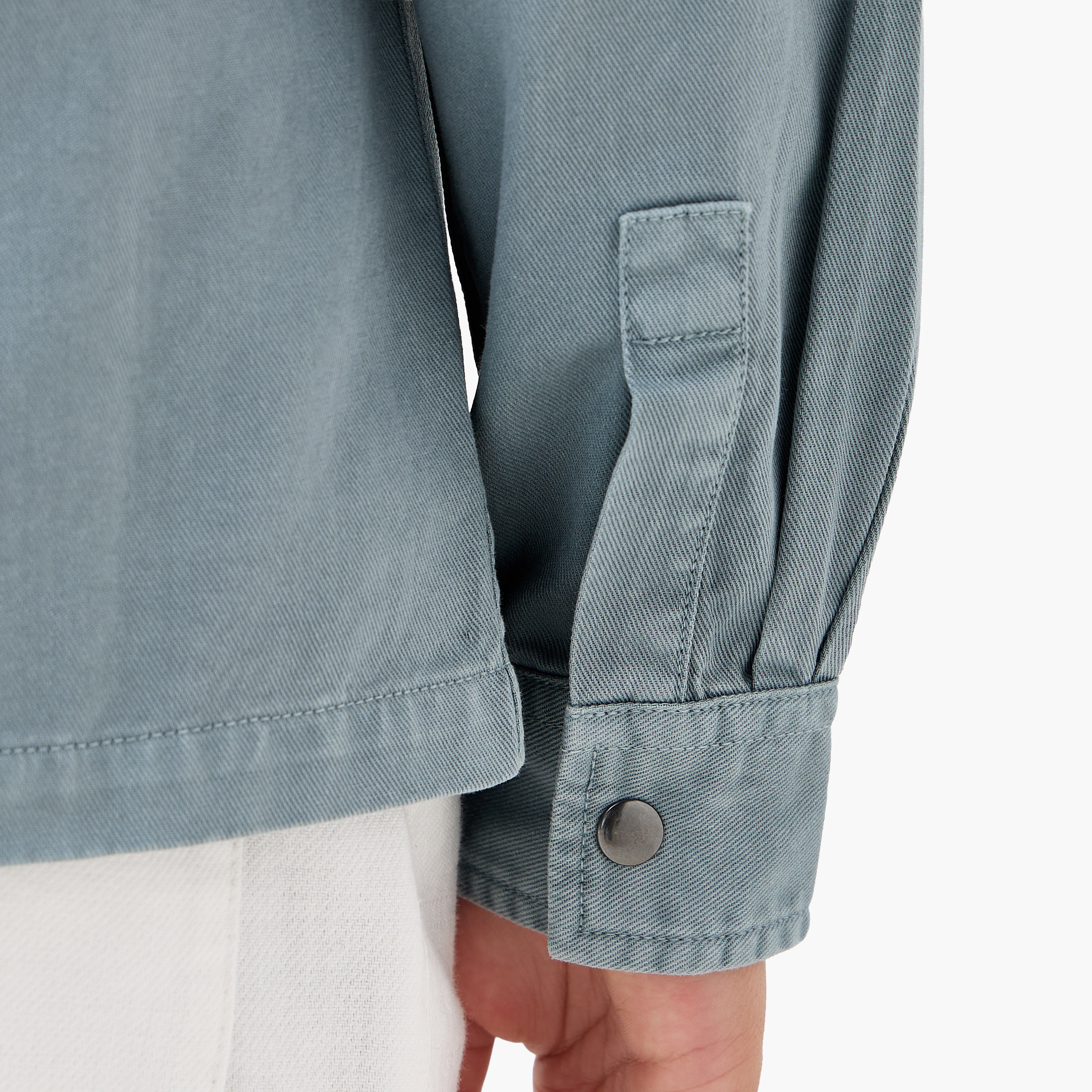 Eligo Long Sleeve Hooded Zip-Through Shirt with Chest Pocket-boys-clothing-shirts-image-6