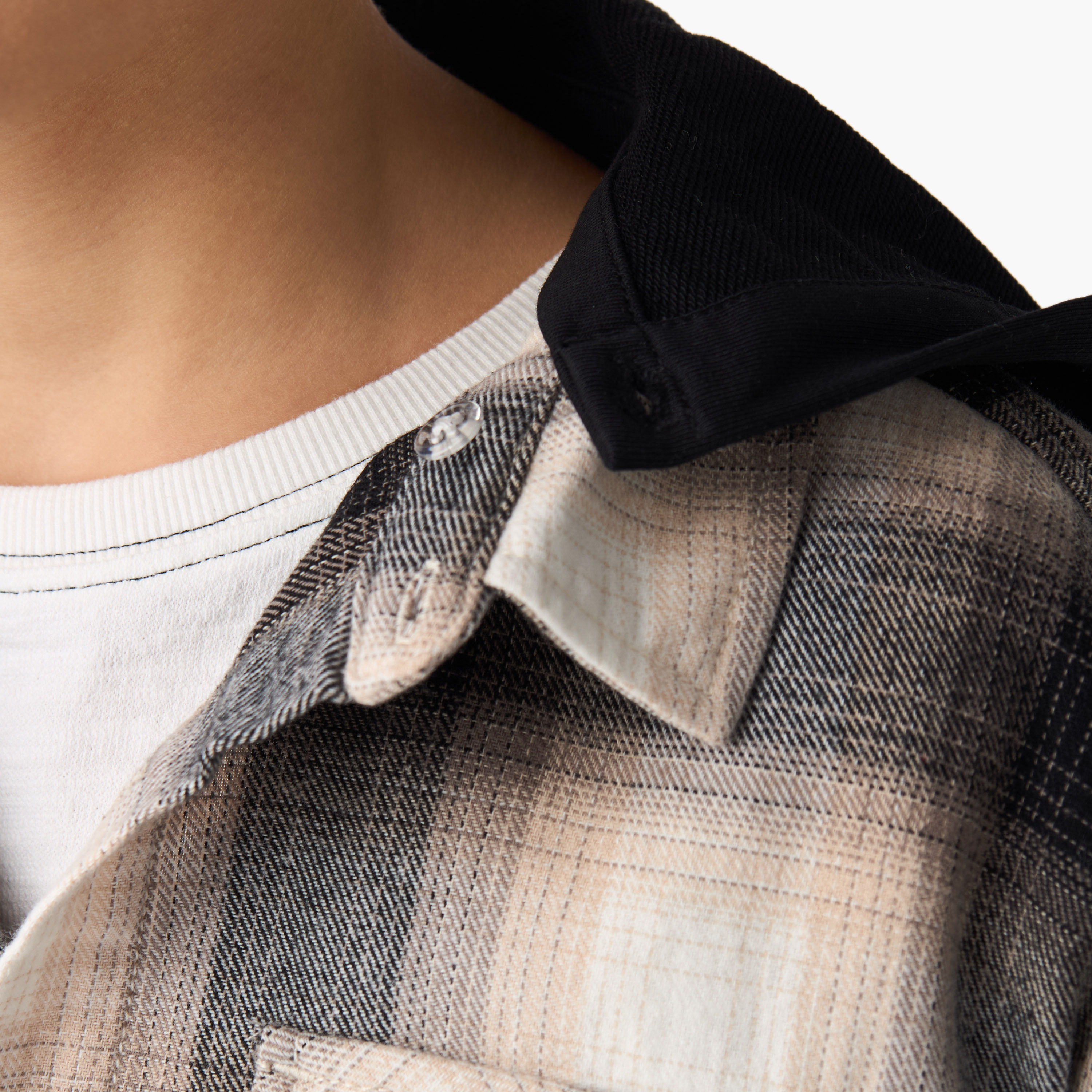 Eligo Boys Shirt with Hood - Cotton - Long Sleeves-boys-clothing-shirts-image-6