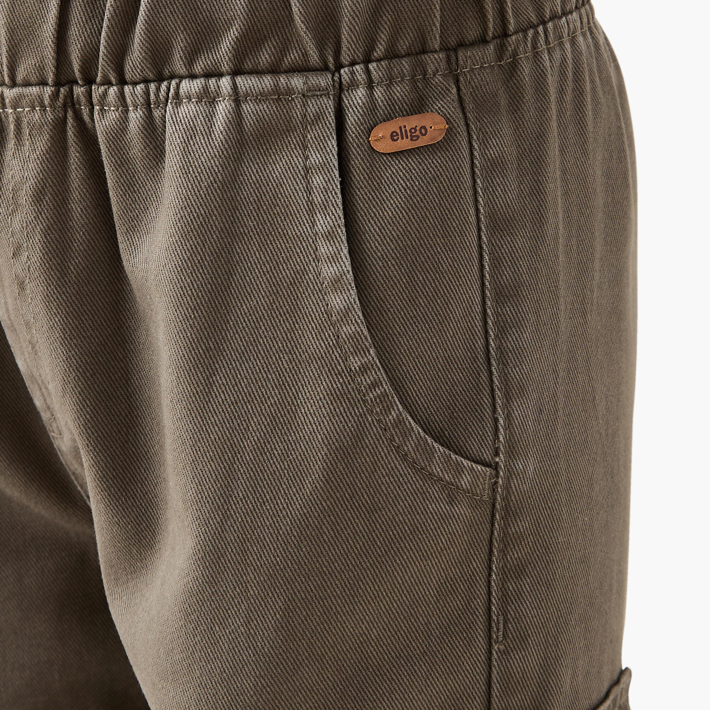 Eligo Solid Joggers with Pockets-boys-clothing-bottoms-joggersandtrackpants-image-5