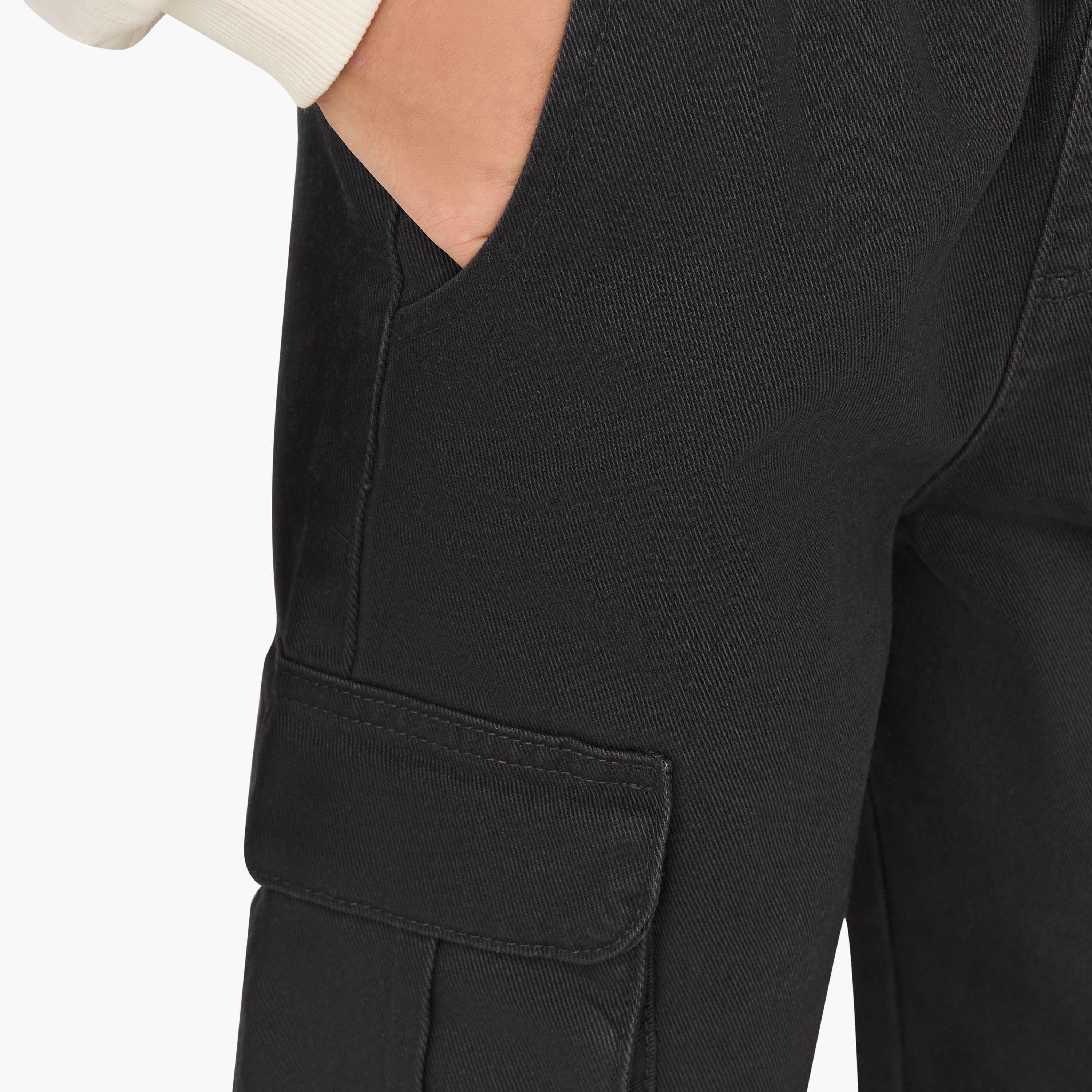 Eligo Solid Joggers with Pockets-boys-clothing-bottoms-joggersandtrackpants-image-4