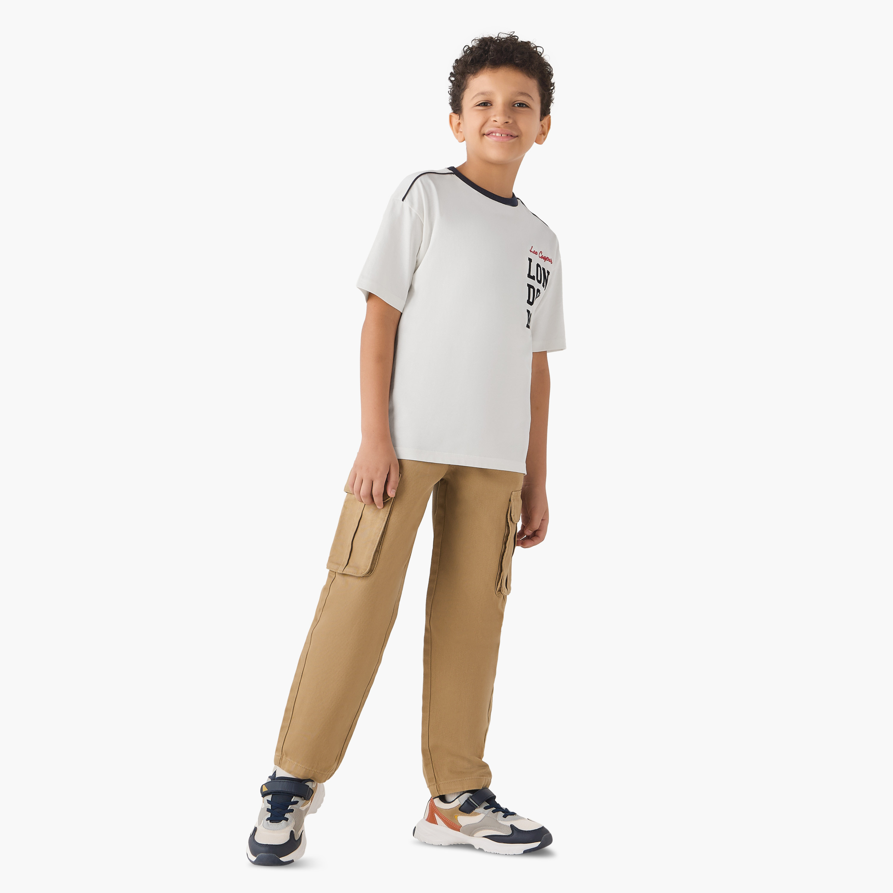 Eligo Solid Joggers with Pockets-boys-clothing-bottoms-joggersandtrackpants-image-2