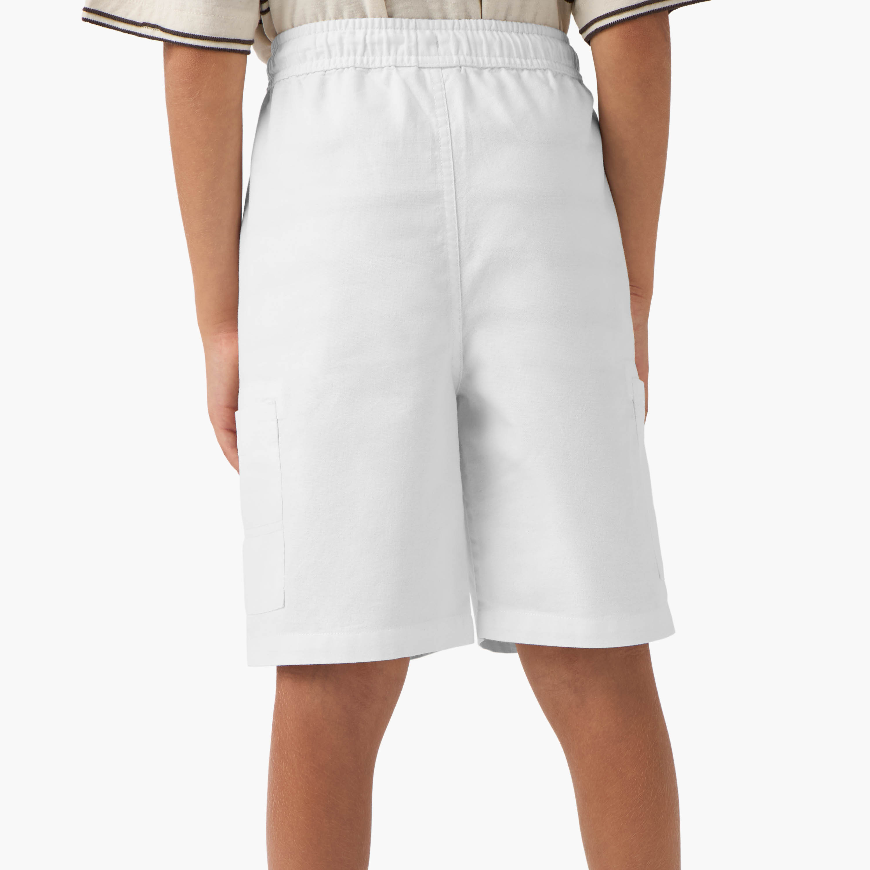 Eligo Solid Cargo Shorts with Drawstring Closure-boys-clothing-bottoms-shorts-image-3