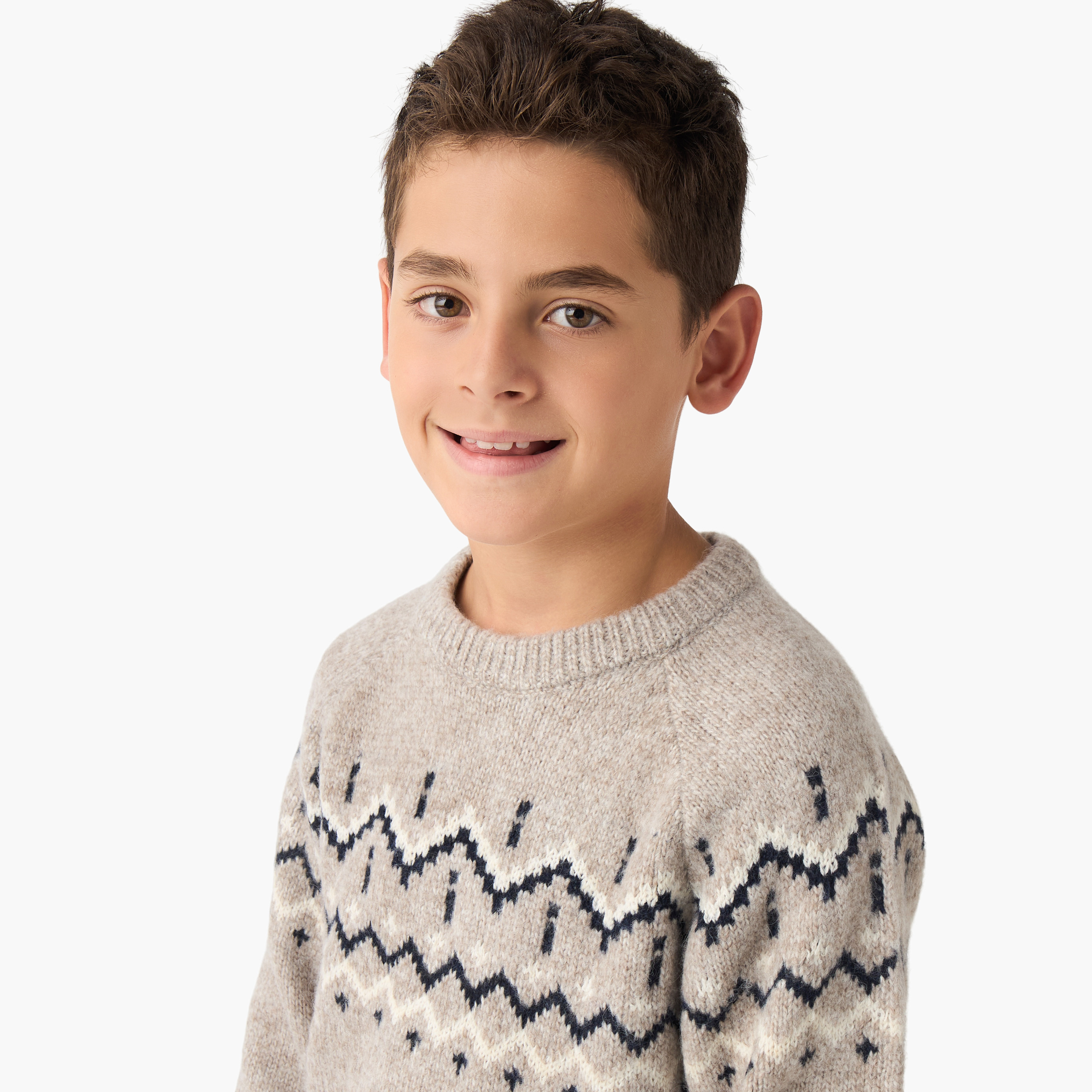 Eligo Textured Pullover with Long Sleeves-boys-clothing-jumpersandcardigans-image-4