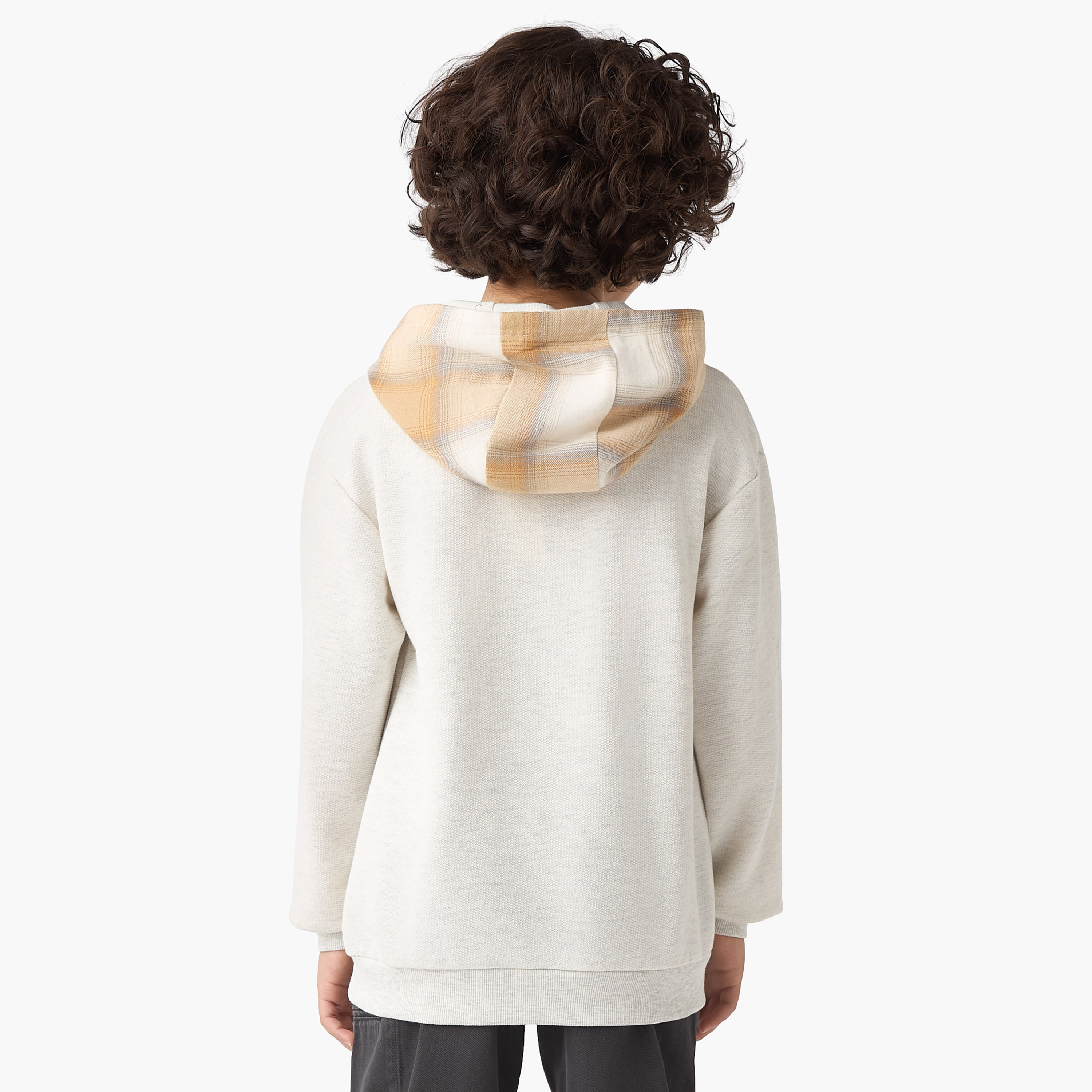 Eligo Solid Sweatshirt with Hood-boys-clothing-sweatshirts-image-3