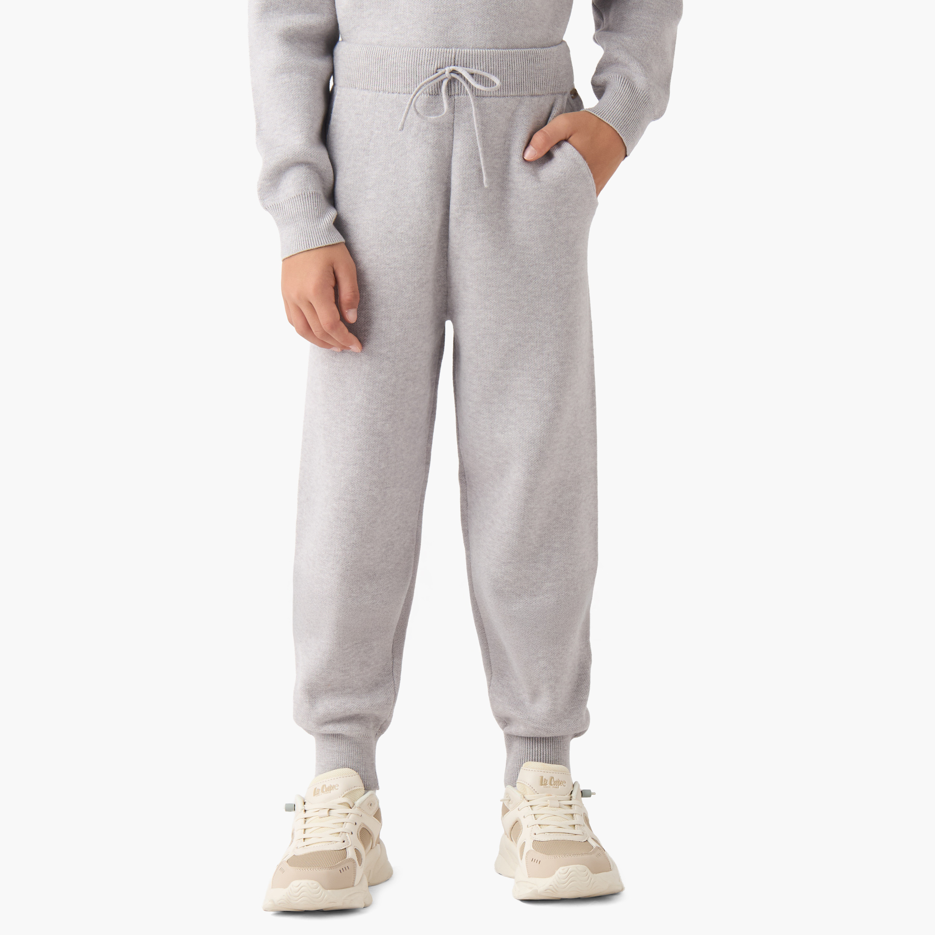 Eligo Boys Sweater and Joggers Set with Half-Zip - Viscose Blend - Long Sleeves - High Neck-boys-clothing-setsandcoords-image-3
