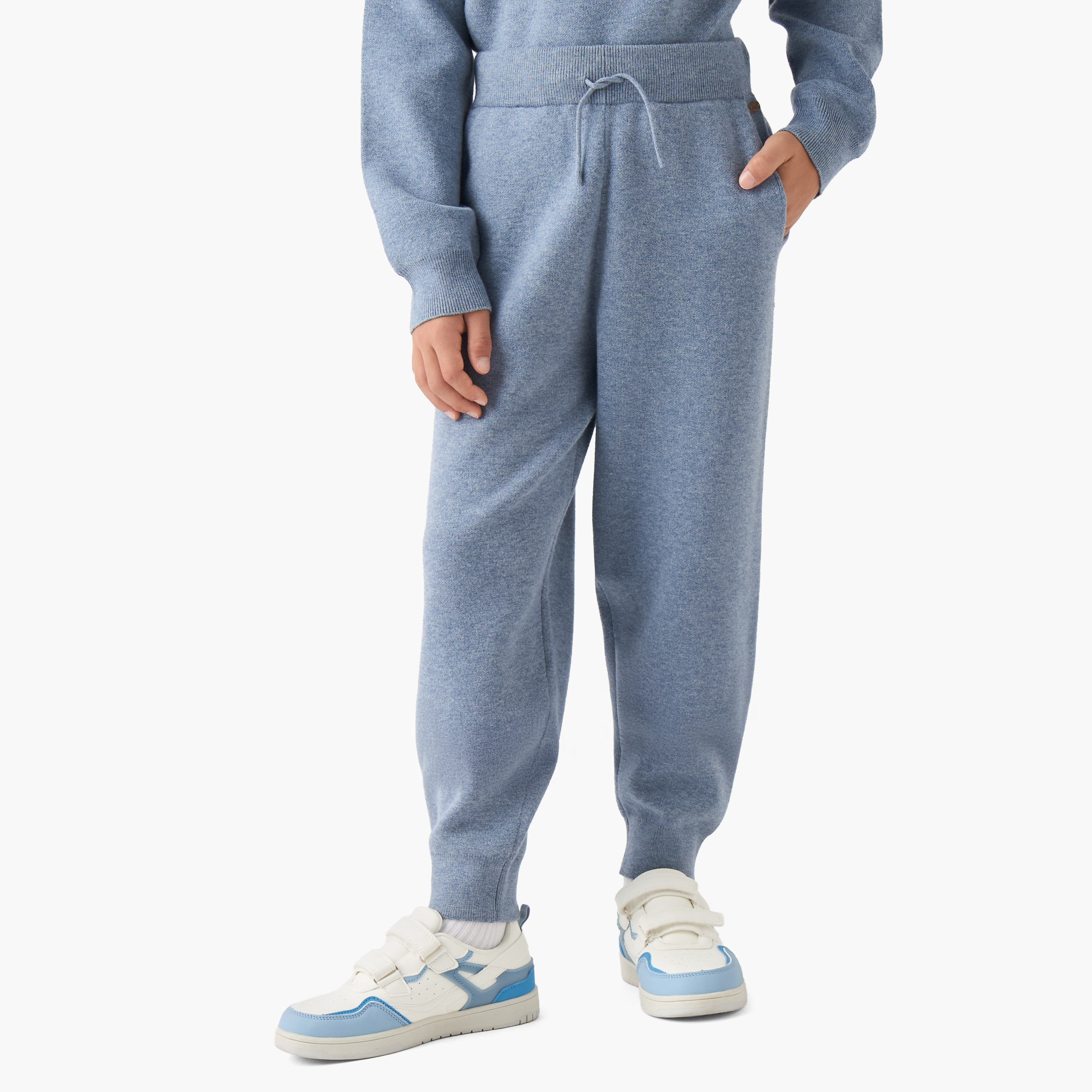Eligo Boys Sweater and Joggers Set with Half-Zip - Viscose Blend - Long Sleeves - High Neck-boys-clothing-setsandcoords-image-3