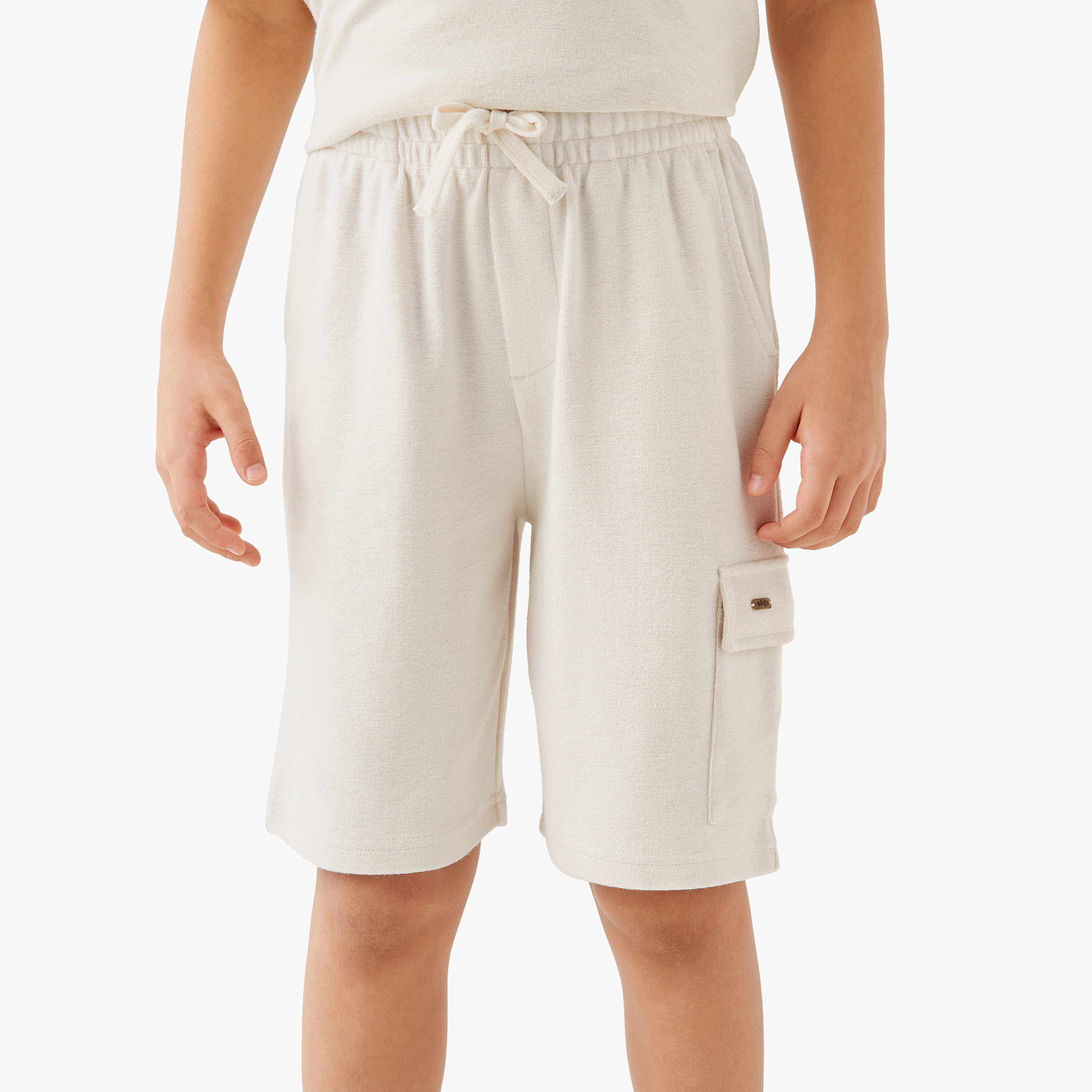 Eligo Solid Polo T-shirt and Cargo Shorts Set-boys-clothing-setsandcoords-image-3