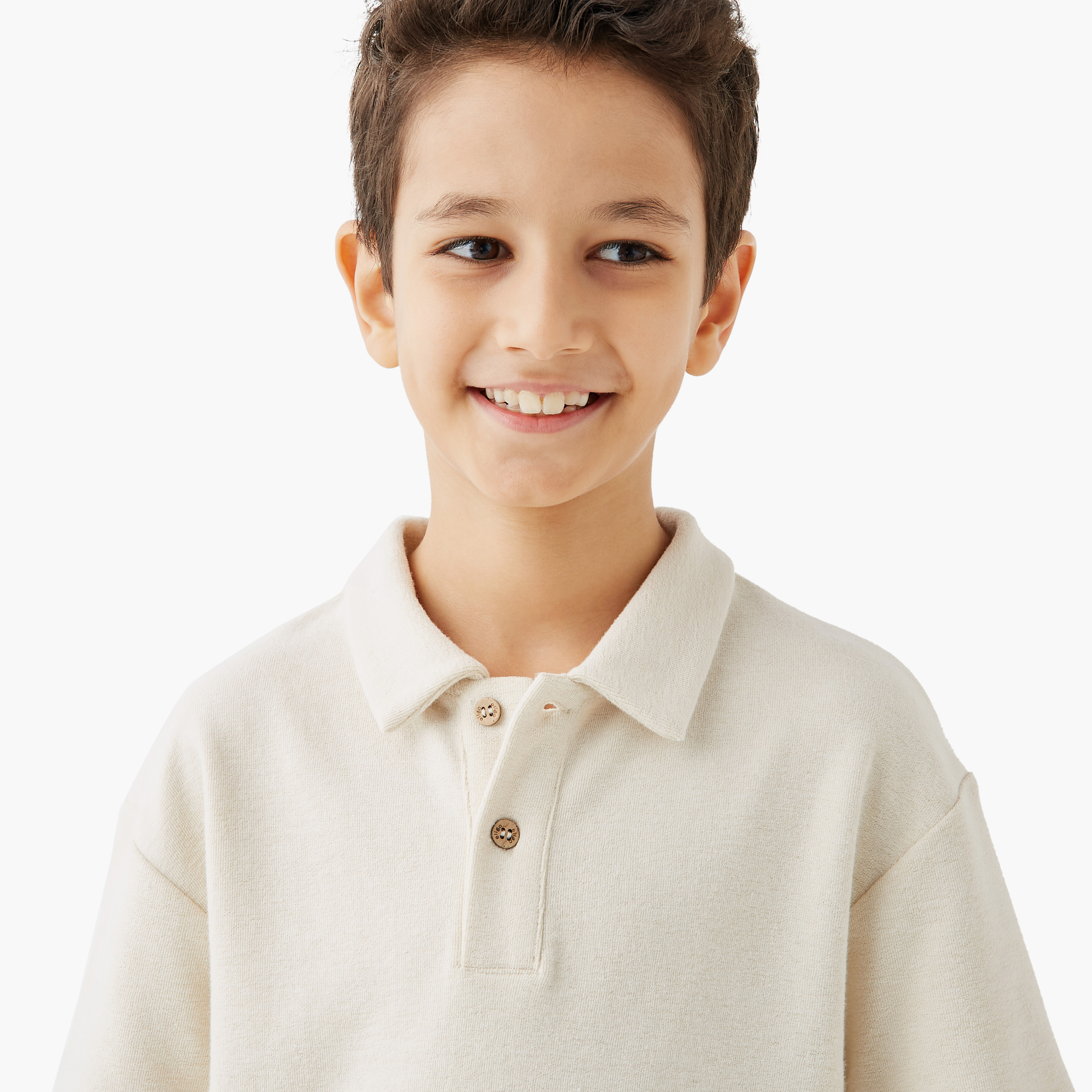 Eligo Solid Polo T-shirt and Cargo Shorts Set-boys-clothing-setsandcoords-image-5