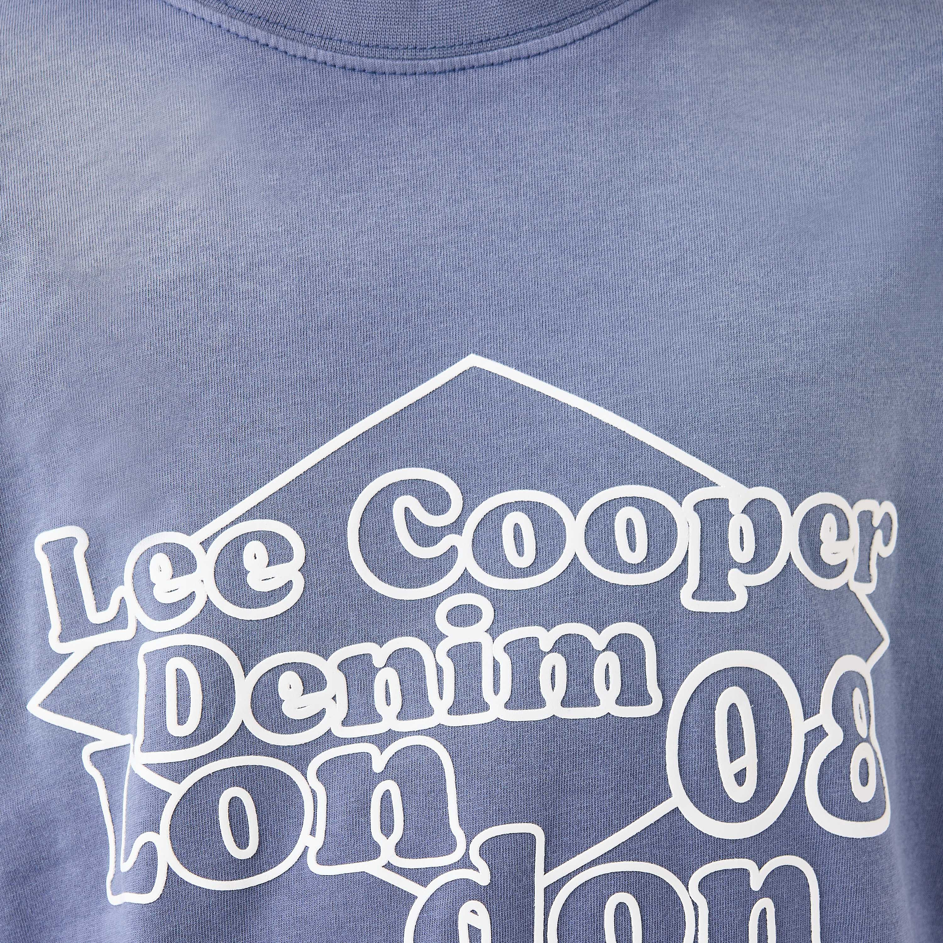 Lee Cooper Printed T-shirt with Short Sleeves-boys-clothing-tshirtsandpolos-image-5