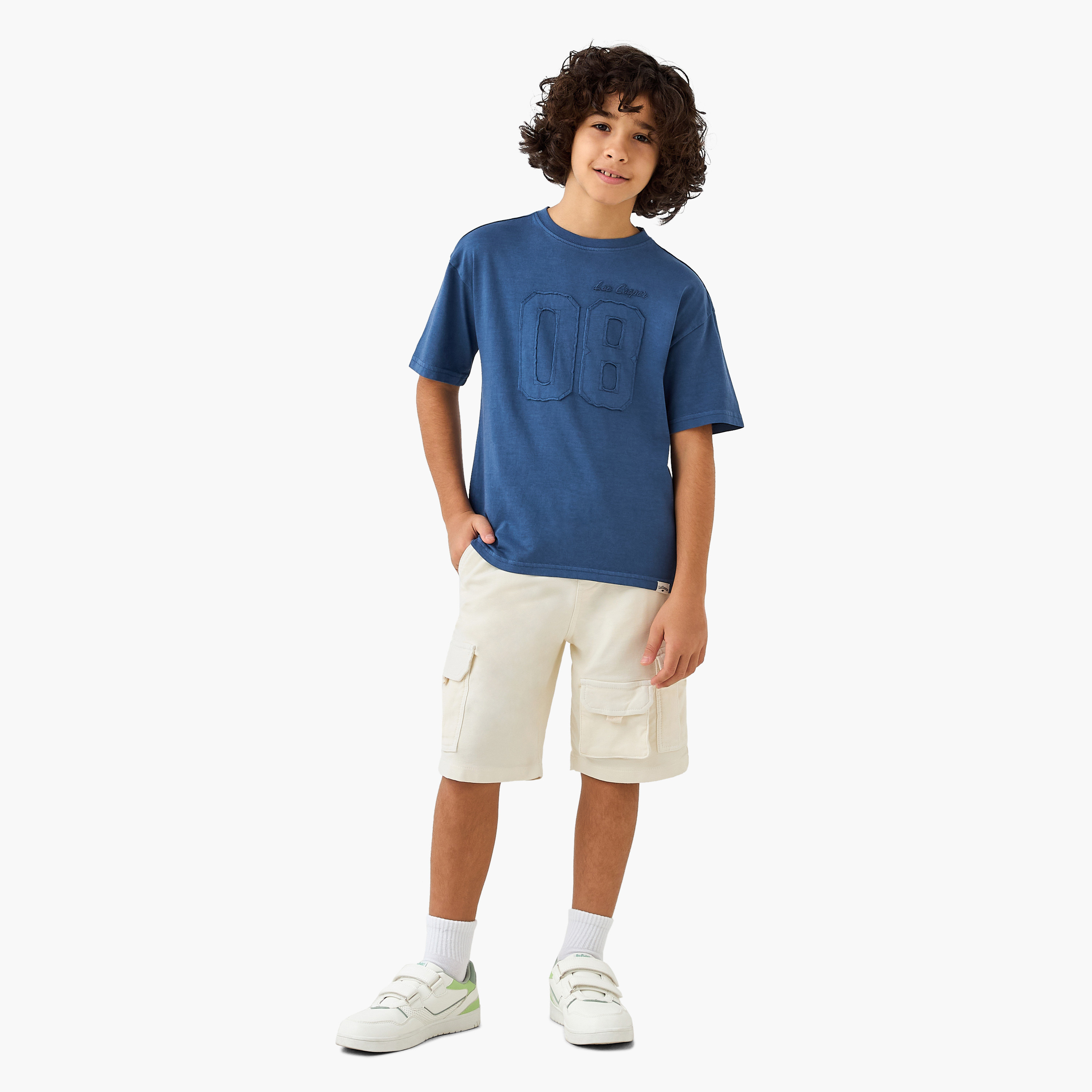 Lee Cooper Textured T-shirt-boys-clothing-tshirtsandpolos-image-2