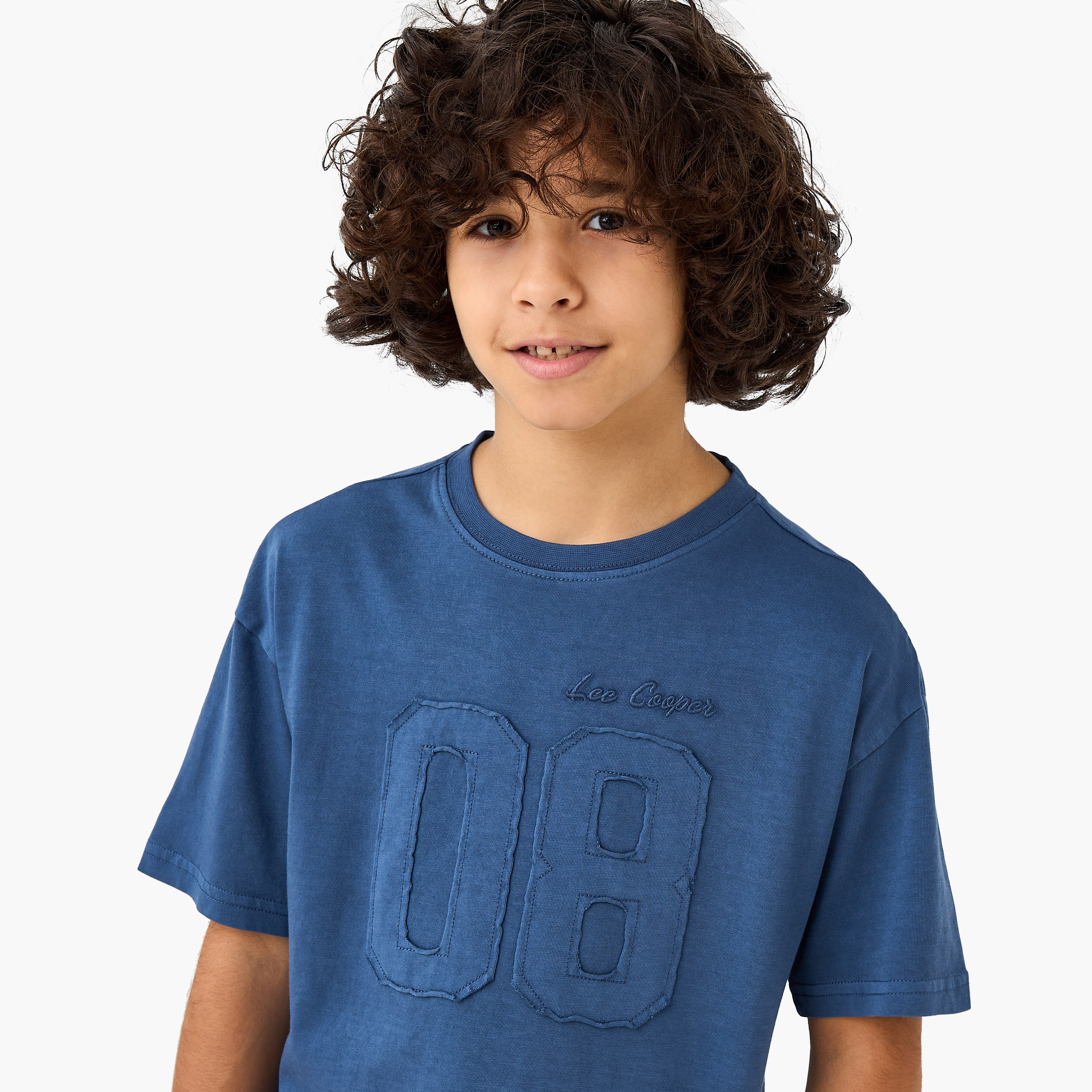 Lee Cooper Textured T-shirt-boys-clothing-tshirtsandpolos-image-4