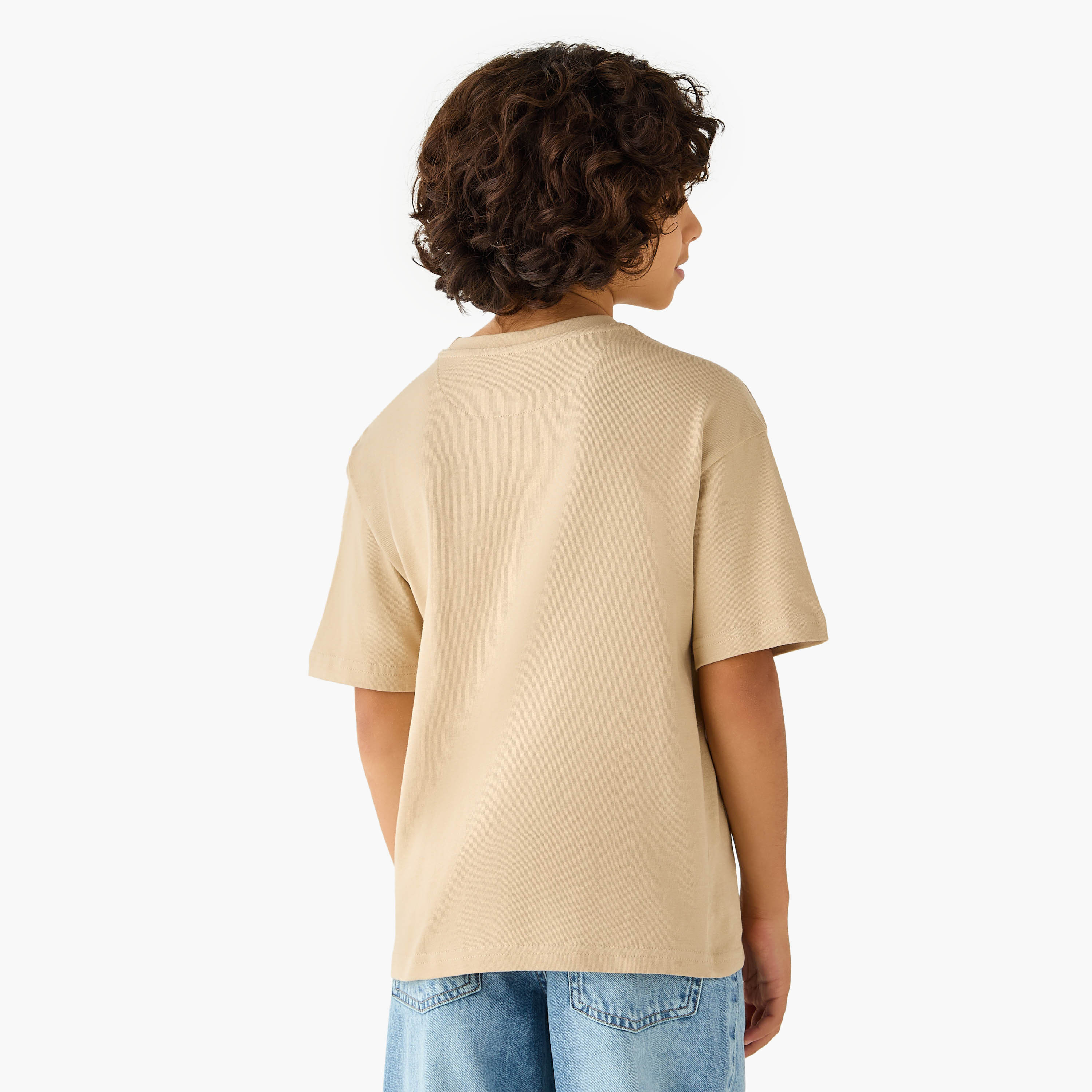 تيشيرت سادة بأكمام قصيرة من لي كوبر-boys-clothing-tshirtsandpolos-image-3