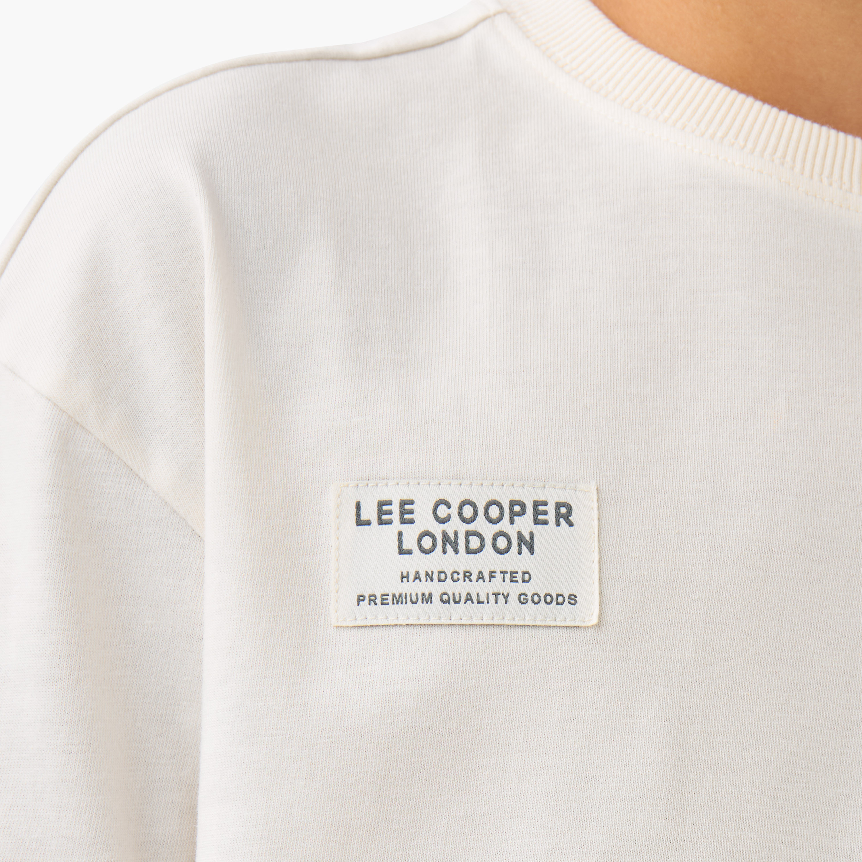 Lee Cooper Boys Crew Neck T-shirt with Logo Print - Cotton - Short Sleeves-boys-clothing-tshirtsandpolos-image-5