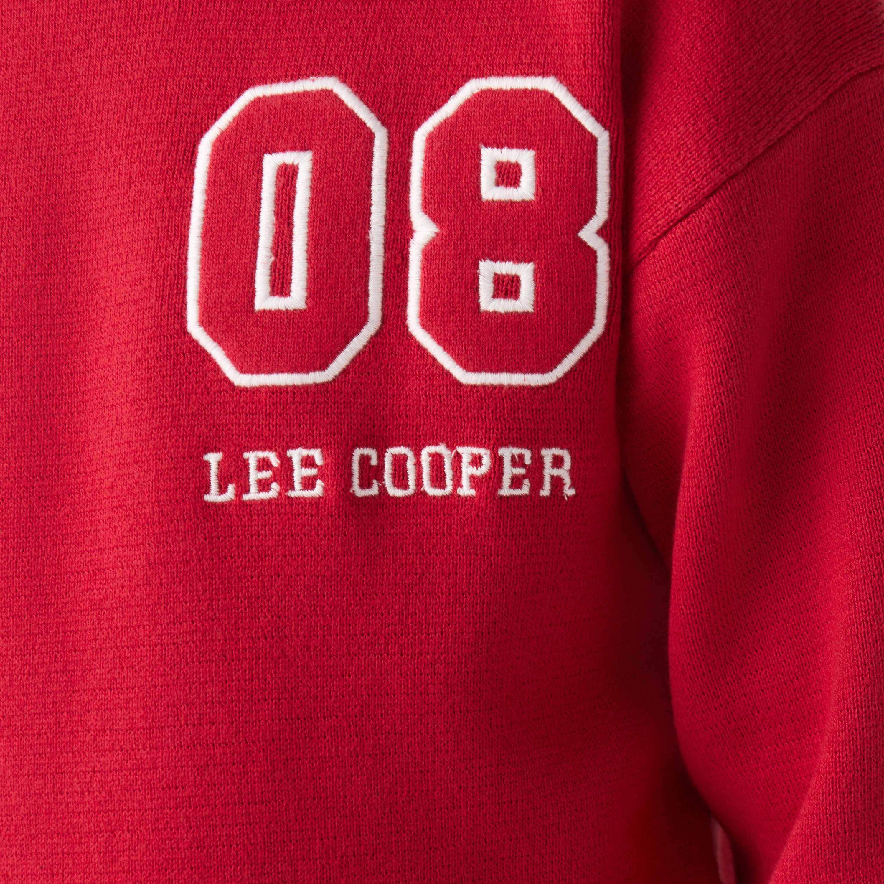 Lee Cooper Logo Embroidered Pullover with Long Sleeves-boys-clothing-jumpersandcardigans-image-5