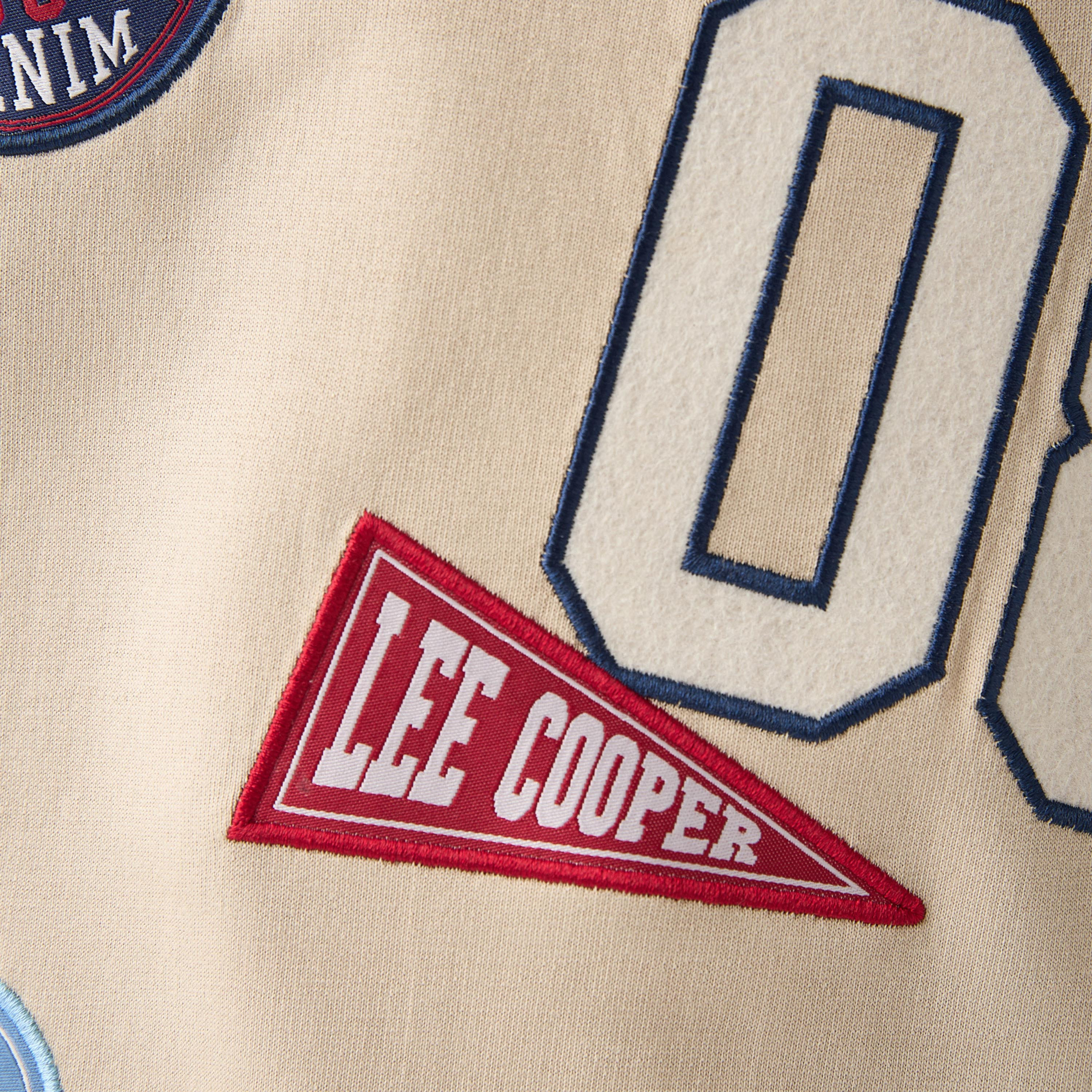 Lee Cooper Round Neck Sweatshirt with Varsity Applique-boys-clothing-jumpersandcardigans-image-5