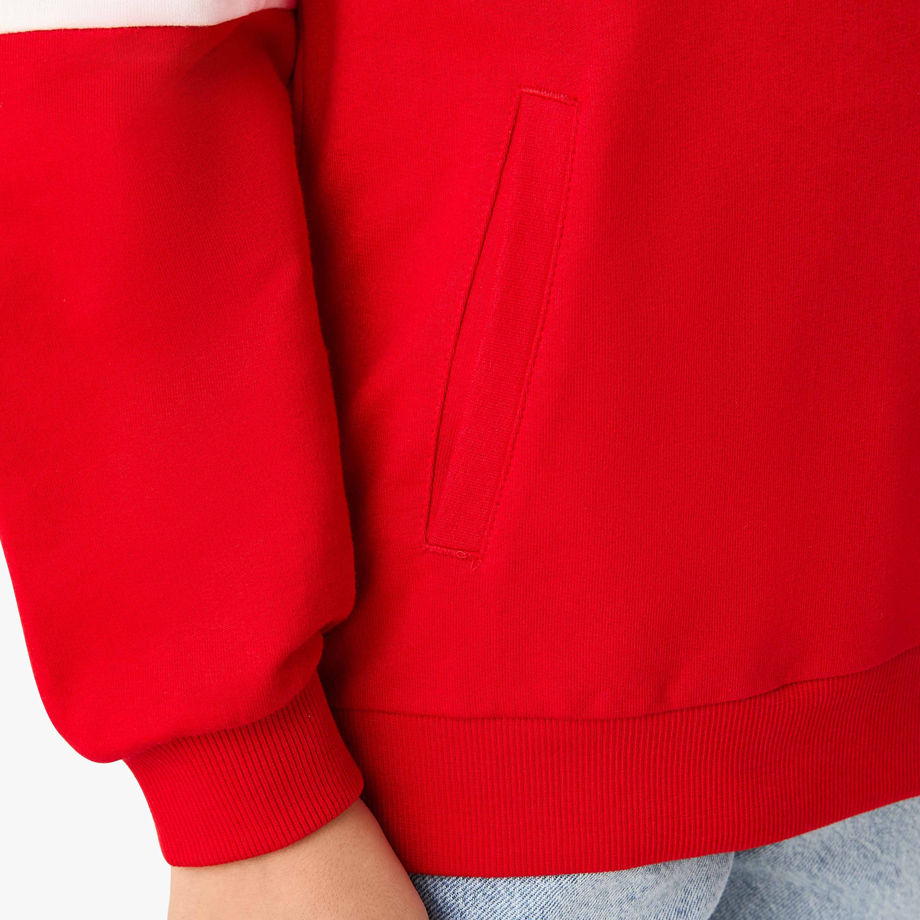 Lee Cooper Typographic Print Hoodie with Long Sleeves-boys-clothing-jumpersandcardigans-image-5