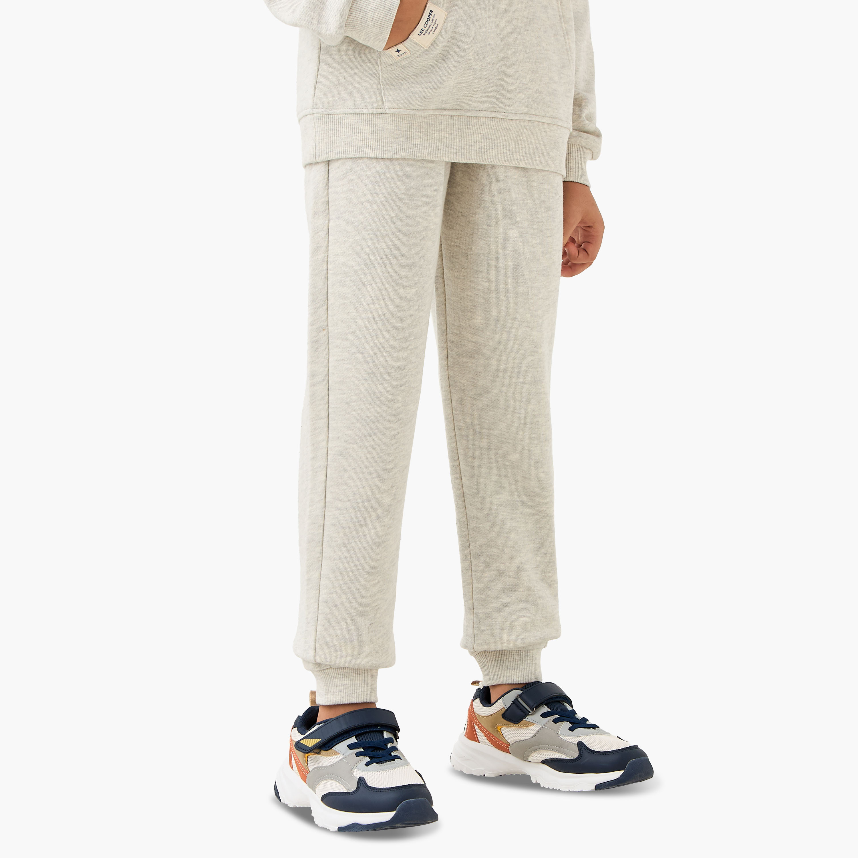 Lee Cooper Logo Print Hooded Sweatshirt and Joggers Set-boys-clothing-setsandcoords-image-3
