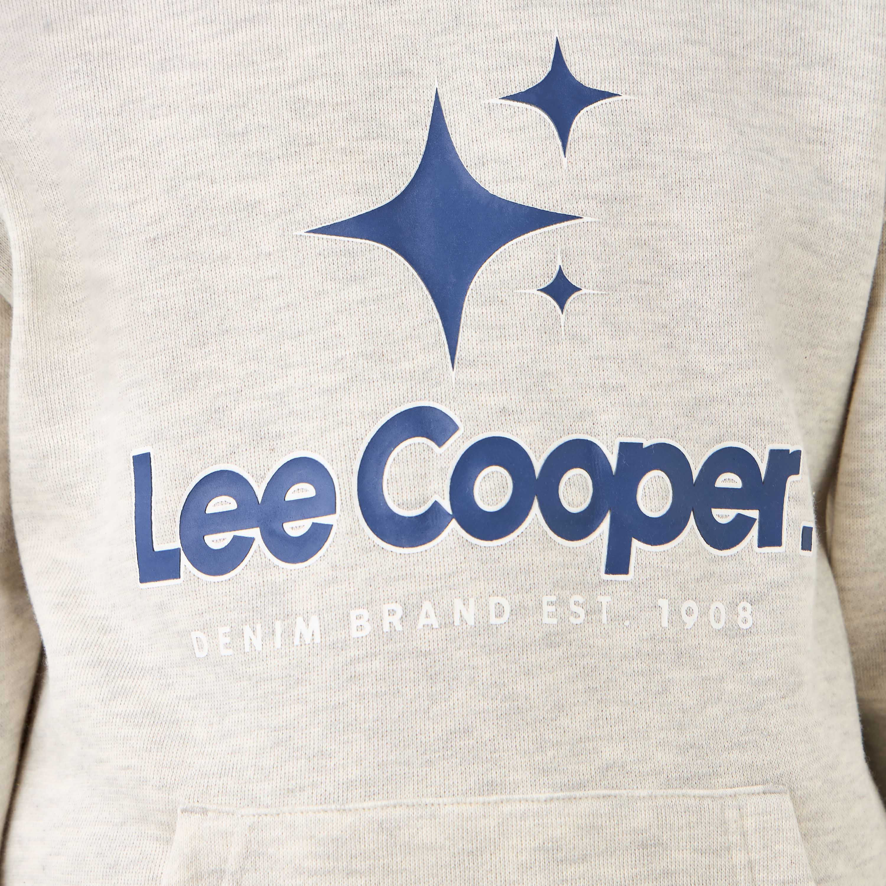 Lee Cooper Logo Print Hooded Sweatshirt and Joggers Set-boys-clothing-setsandcoords-image-6