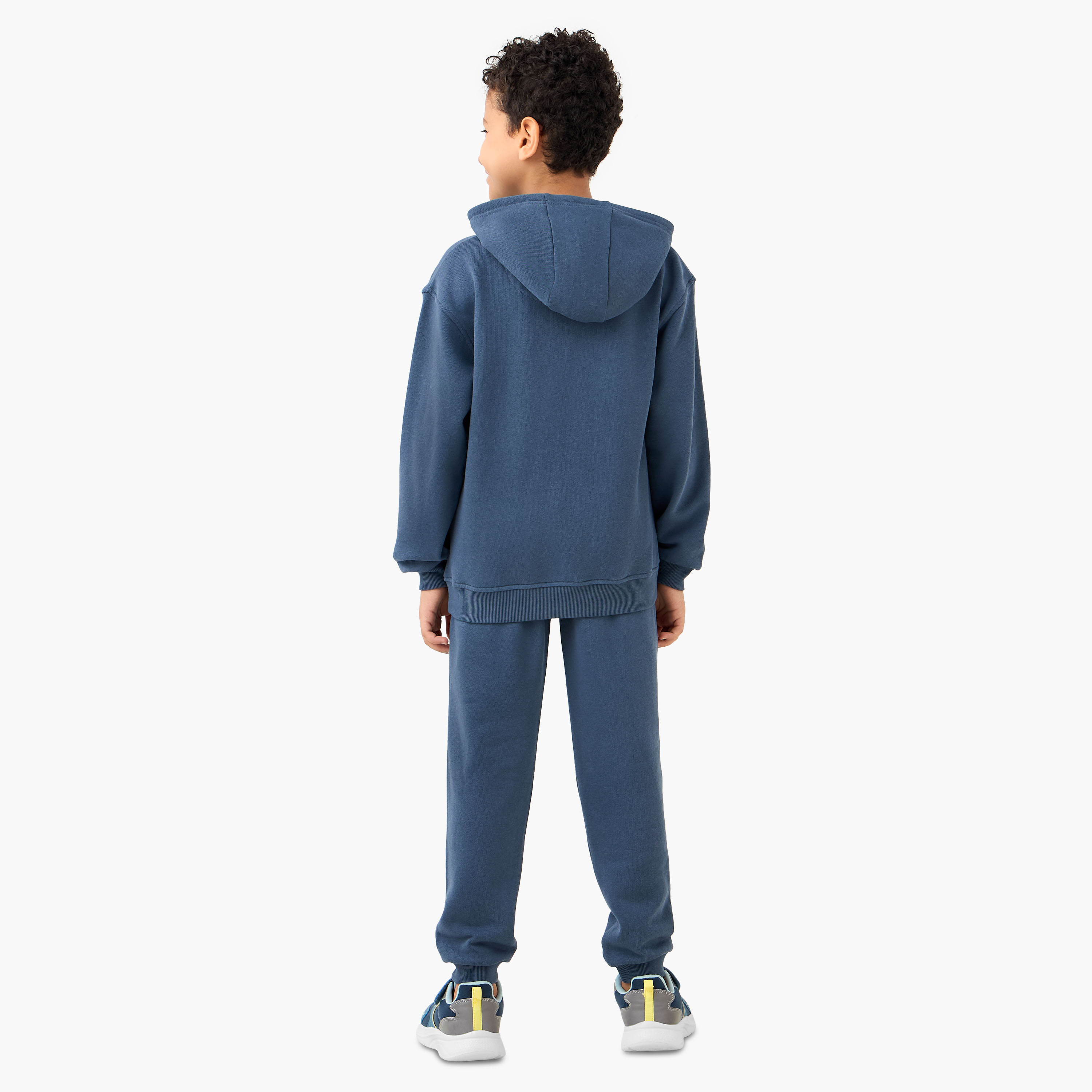 Lee Cooper Logo Print Hooded Sweatshirt and Joggers Set-boys-clothing-setsandcoords-image-4
