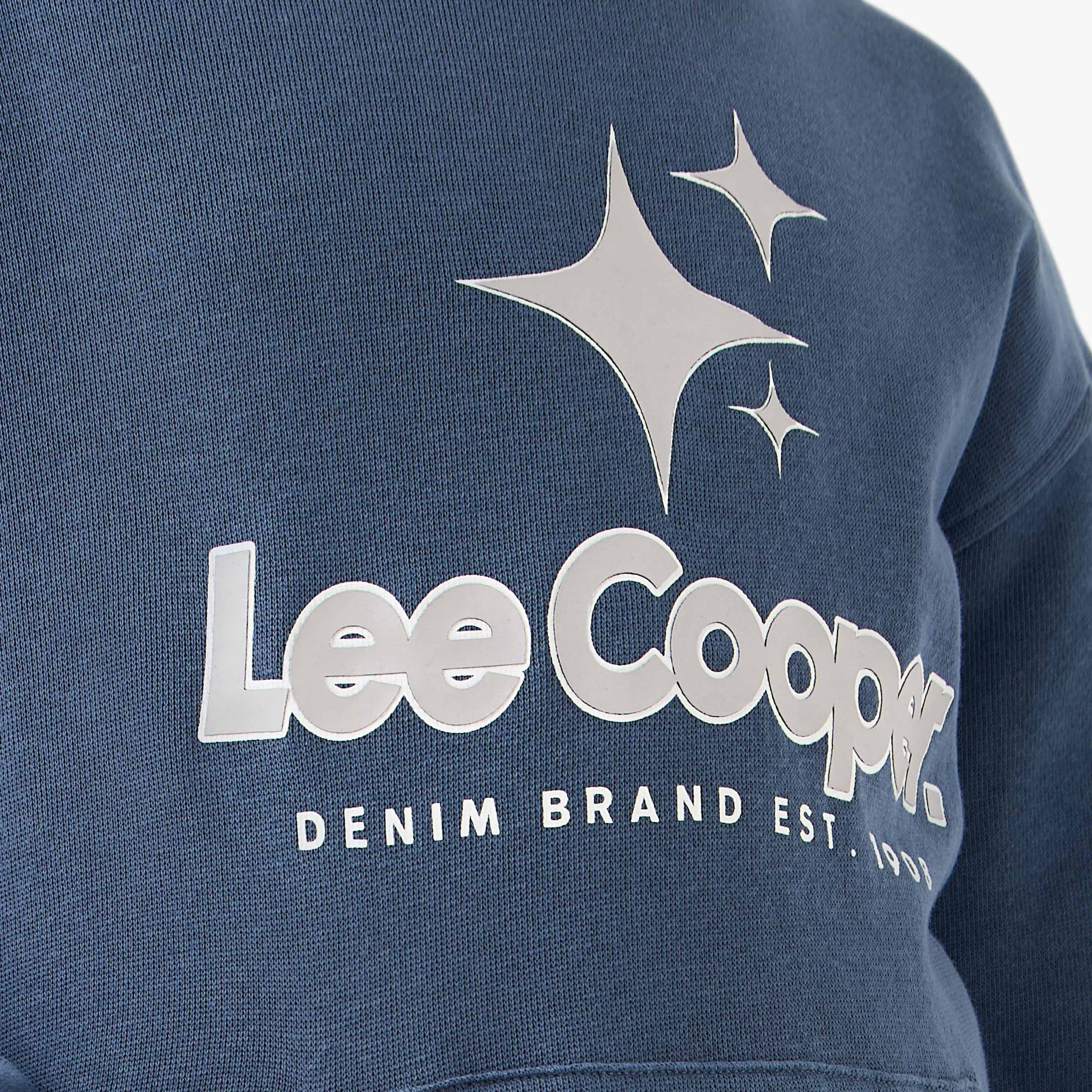Lee Cooper Logo Print Hooded Sweatshirt and Joggers Set-boys-clothing-setsandcoords-image-5