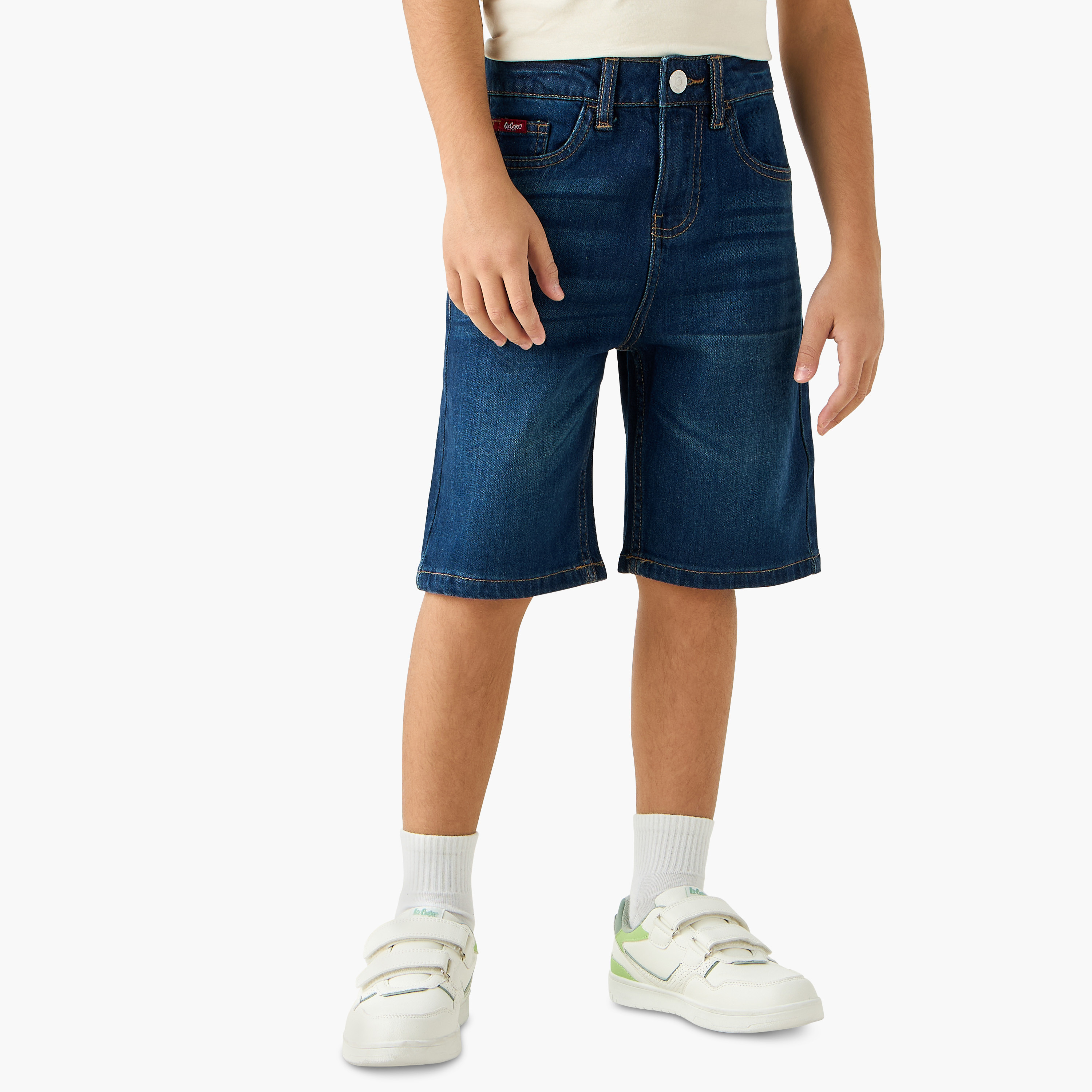 Lee Cooper Denim Shorts with Pockets-boys-clothing-bottoms-shorts-image-1