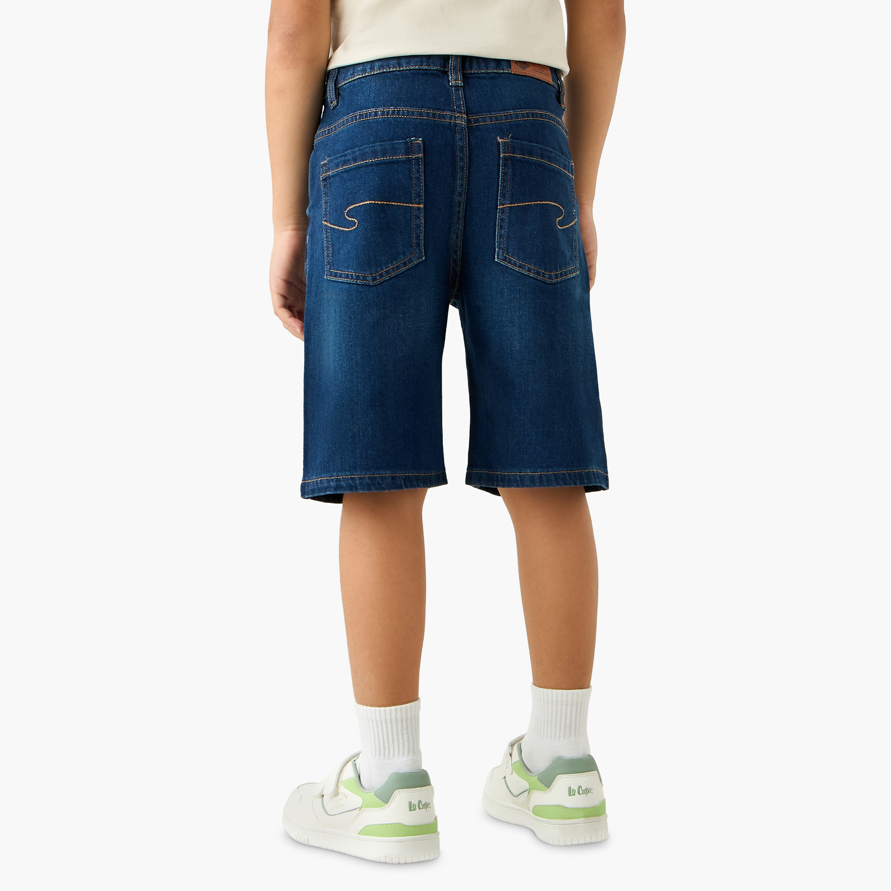 Lee Cooper Denim Shorts with Pockets-boys-clothing-bottoms-shorts-image-3