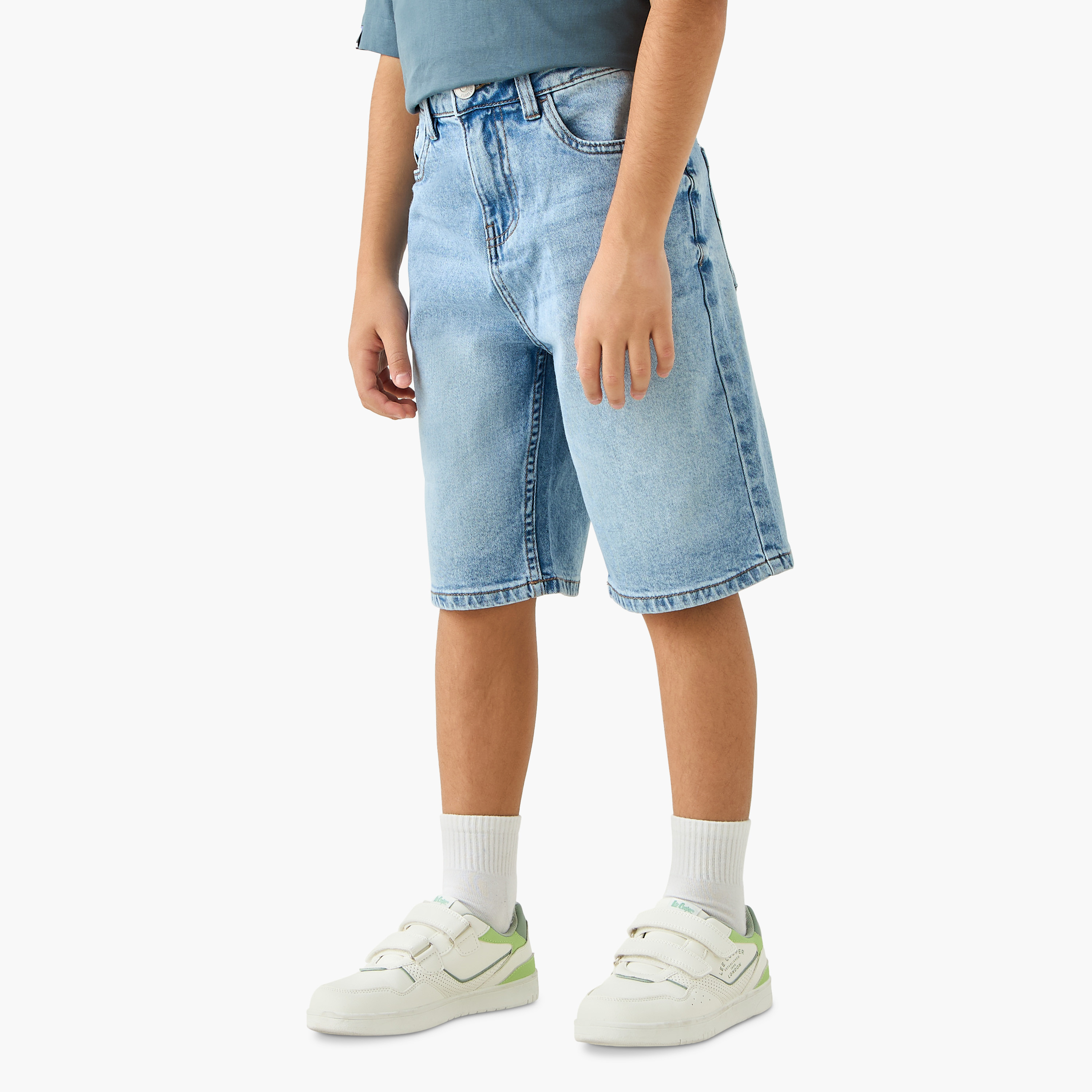 شورت دينم بجيوب من لي كوبر-boys-clothing-bottoms-shorts-image-1