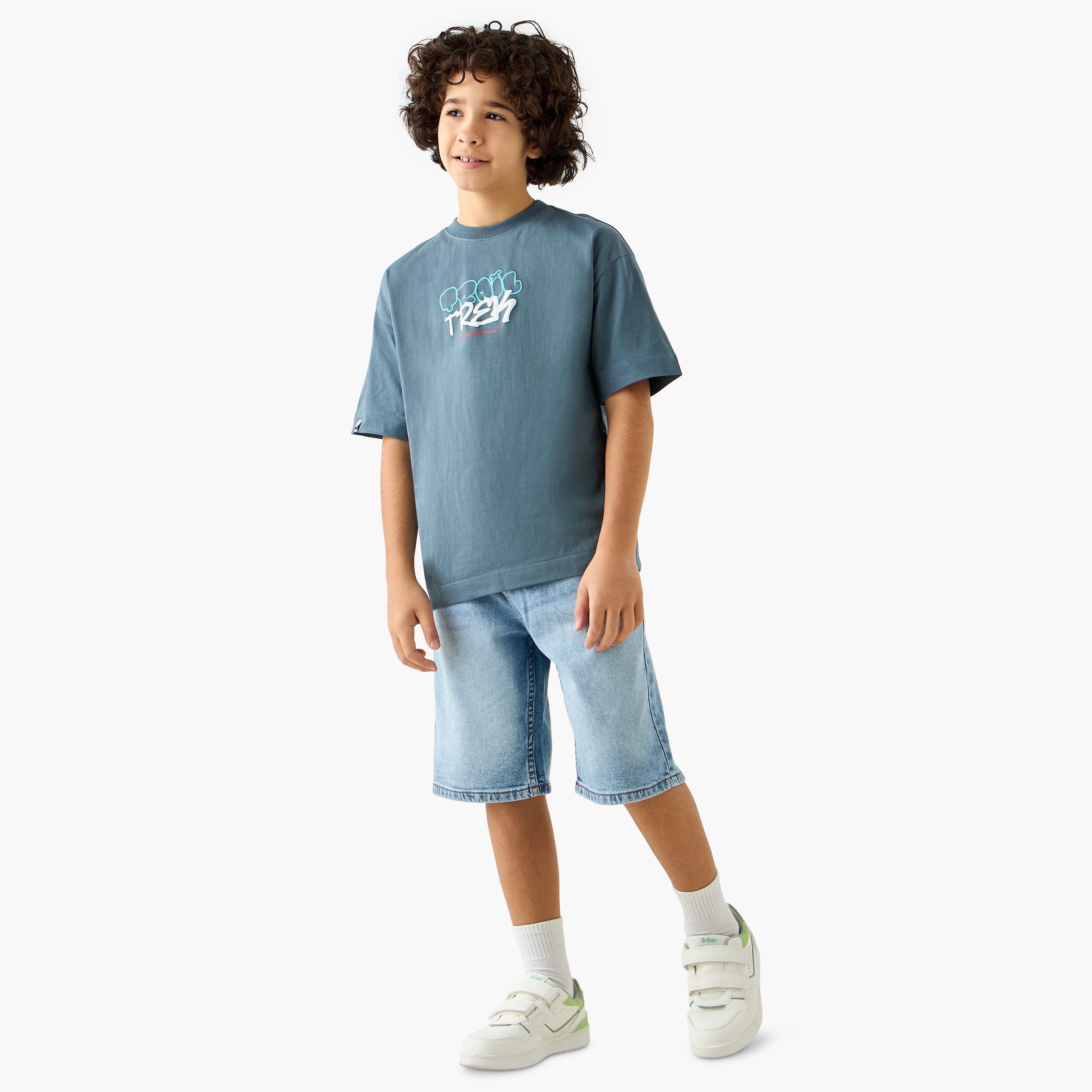 شورت دينم بجيوب من لي كوبر-boys-clothing-bottoms-shorts-image-2
