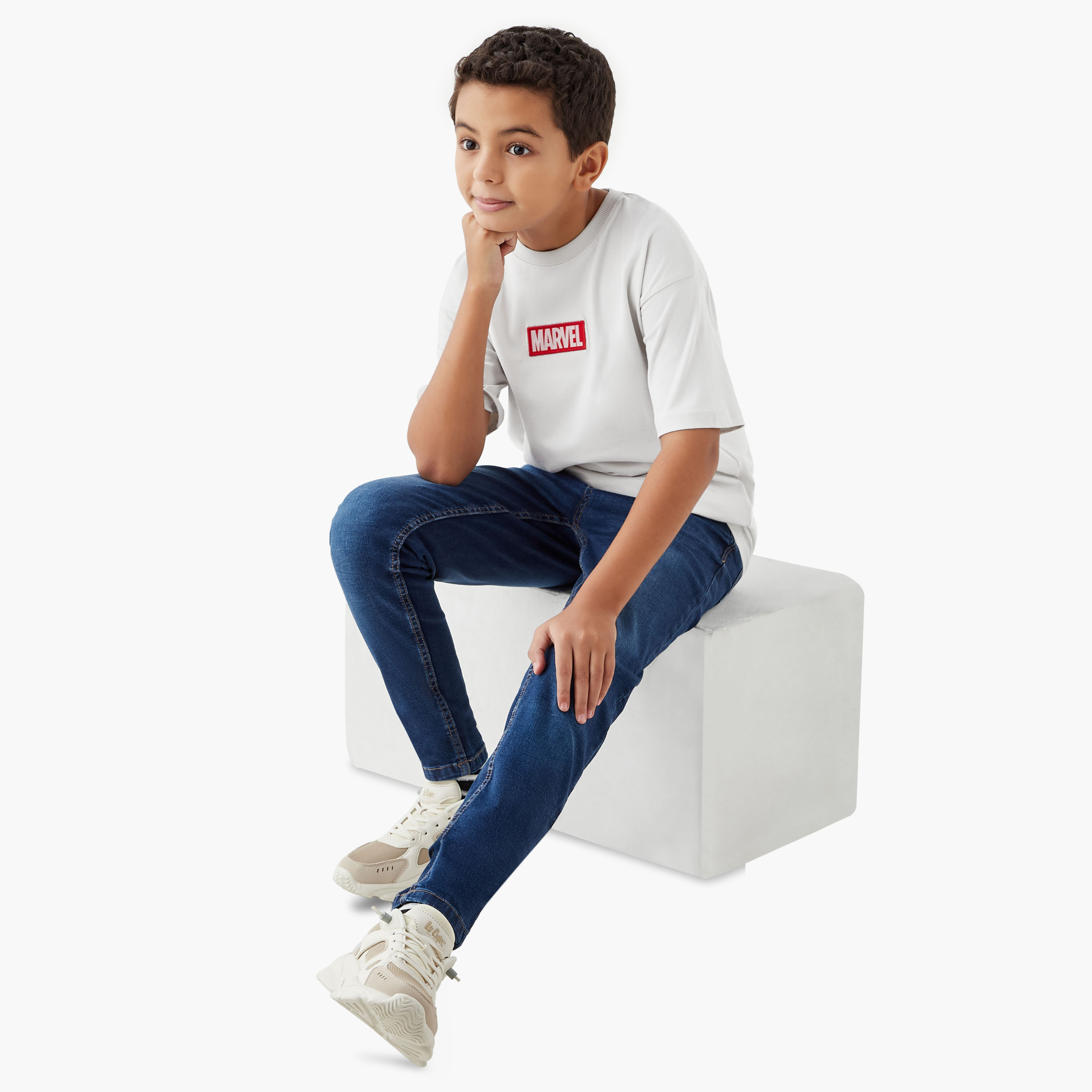 Spider-Man Print T-shirt with Short Sleeves-boys-clothing-tshirtsandpolos-image-2