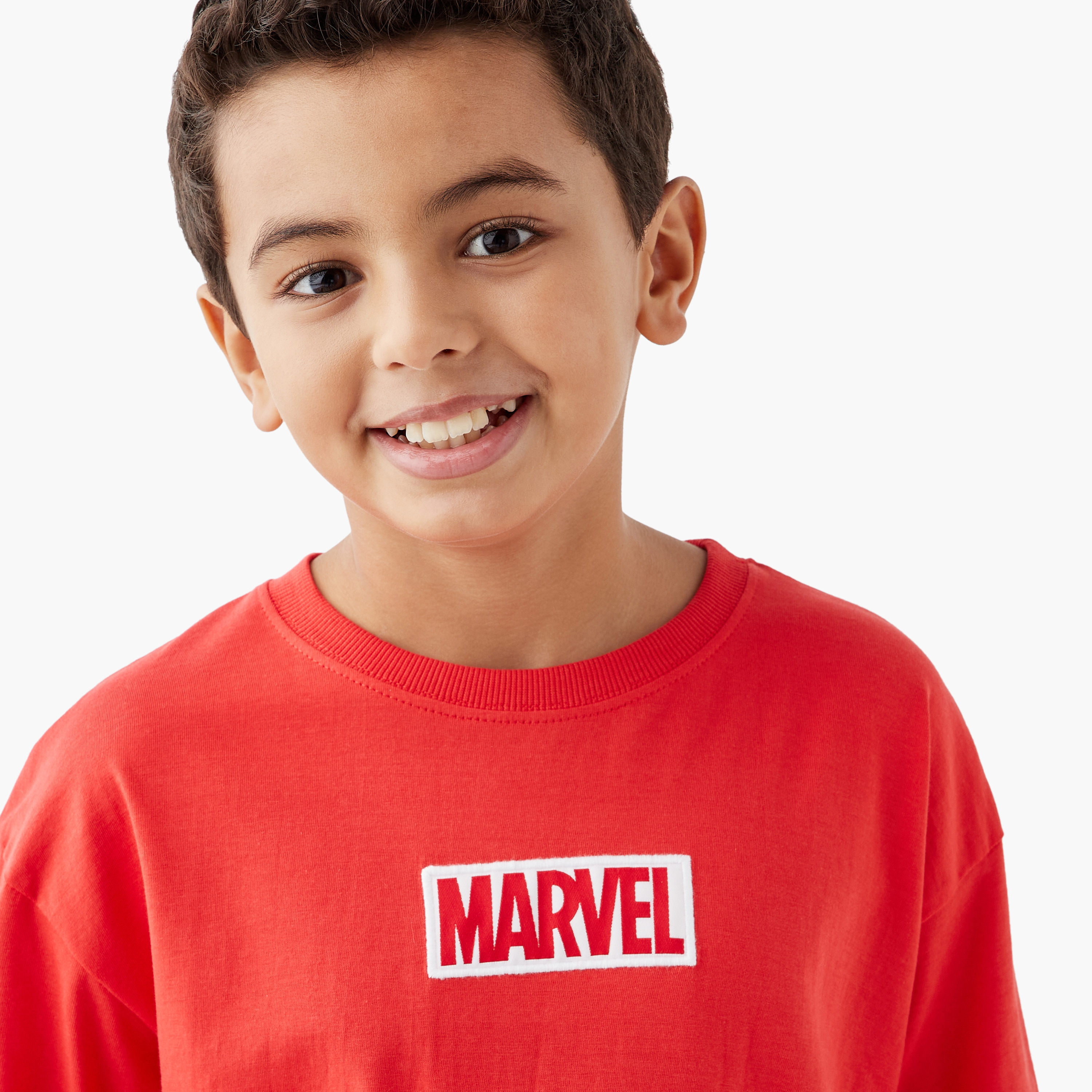 Spider-Man Graphic Print T-shirt with Short Sleeves-boys-clothing-tshirtsandpolos-image-4
