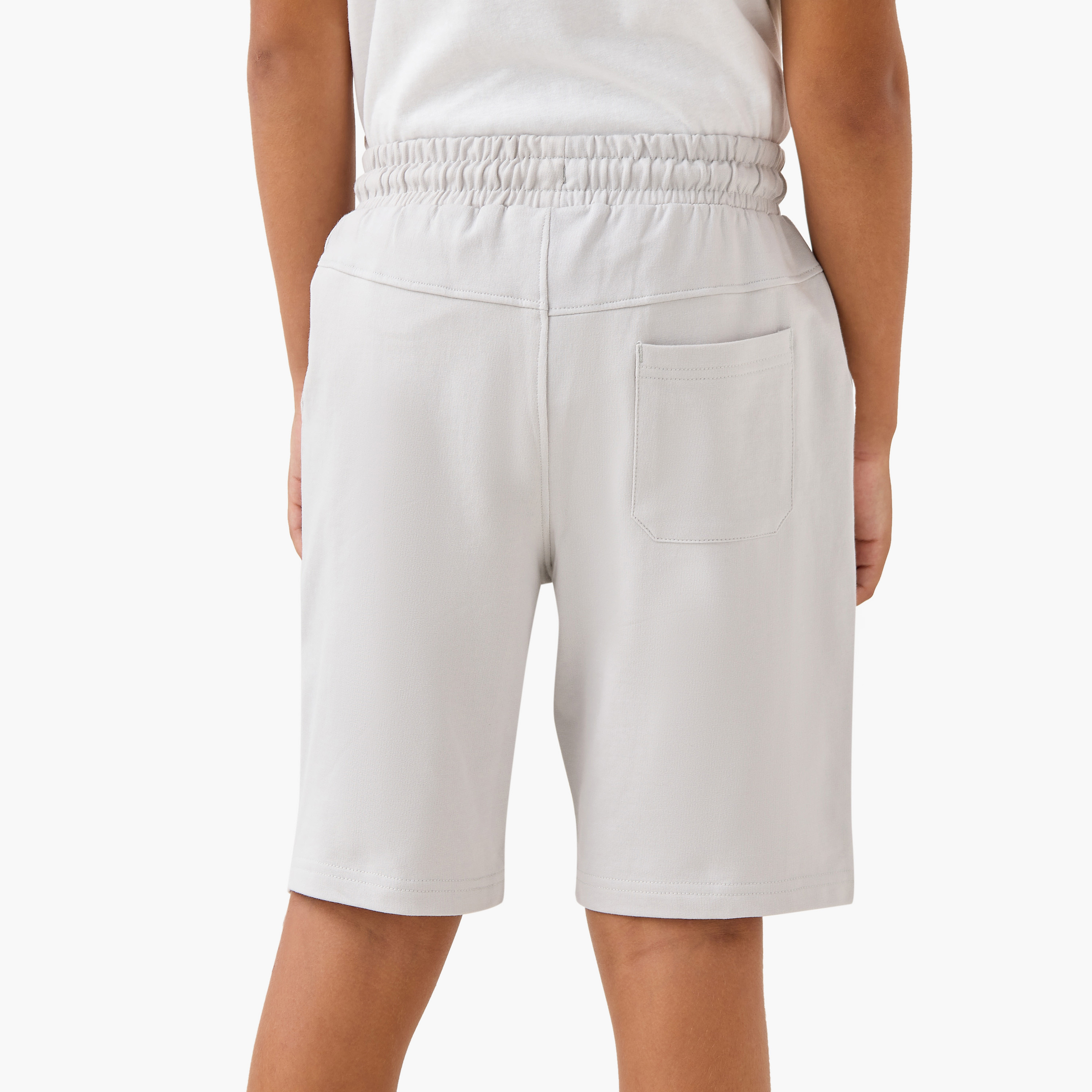 Applique Detail Shorts with Drawstring Closure and Pockets-boys-clothing-bottoms-shorts-image-3